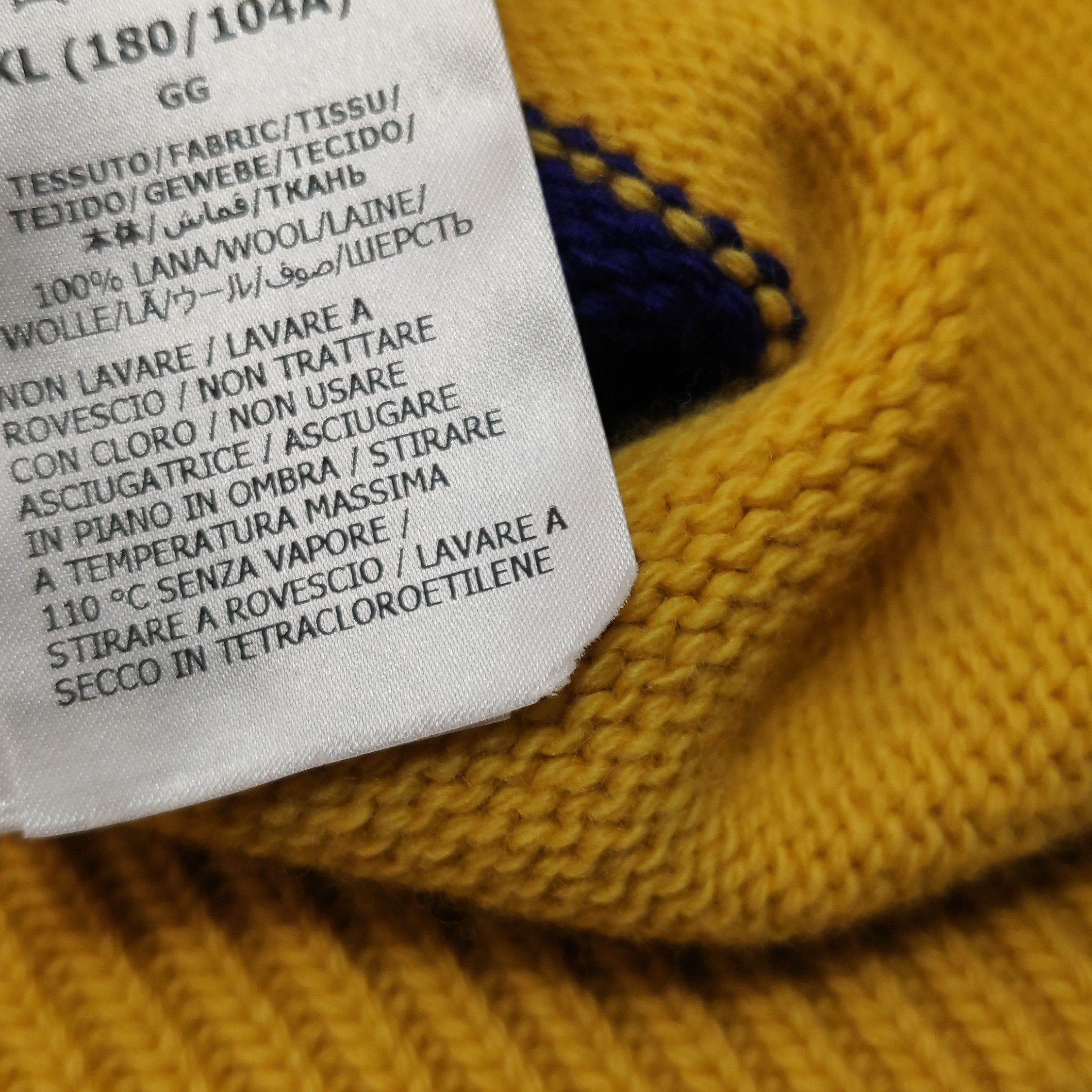 Gucci Gucci 100 Striped Wool Sweater XL Size US XL / EU 56 / 4 - 8 Thumbnail