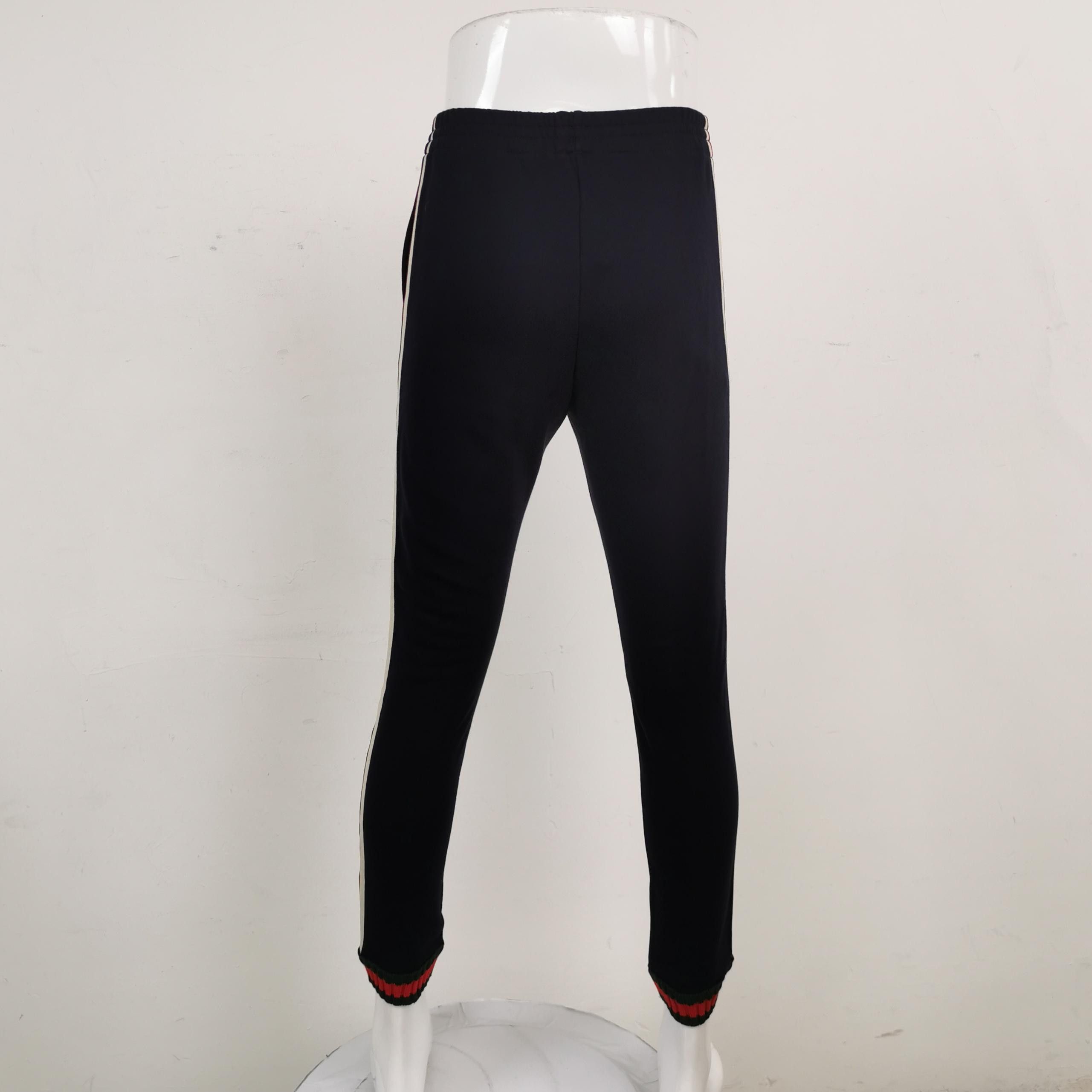 Gucci Gucci Side Stripe Logo Cotton Joggers Size 12Y Size US 26 / EU 42 - 2 Thumbnail
