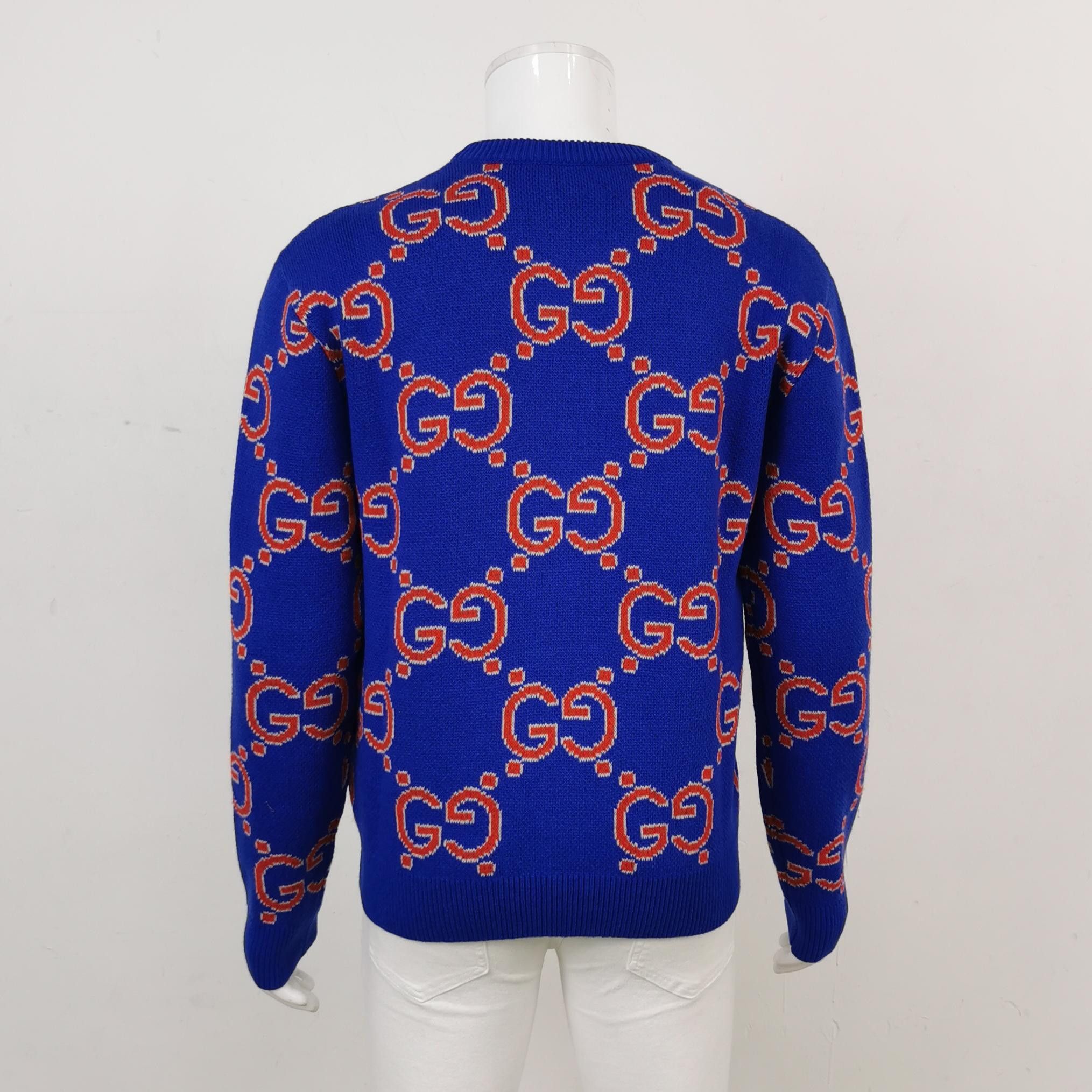 Gucci Gucci GG Monogram Dragon Sweater Size M Size US M / EU 48-50 / 2 - 2 Thumbnail