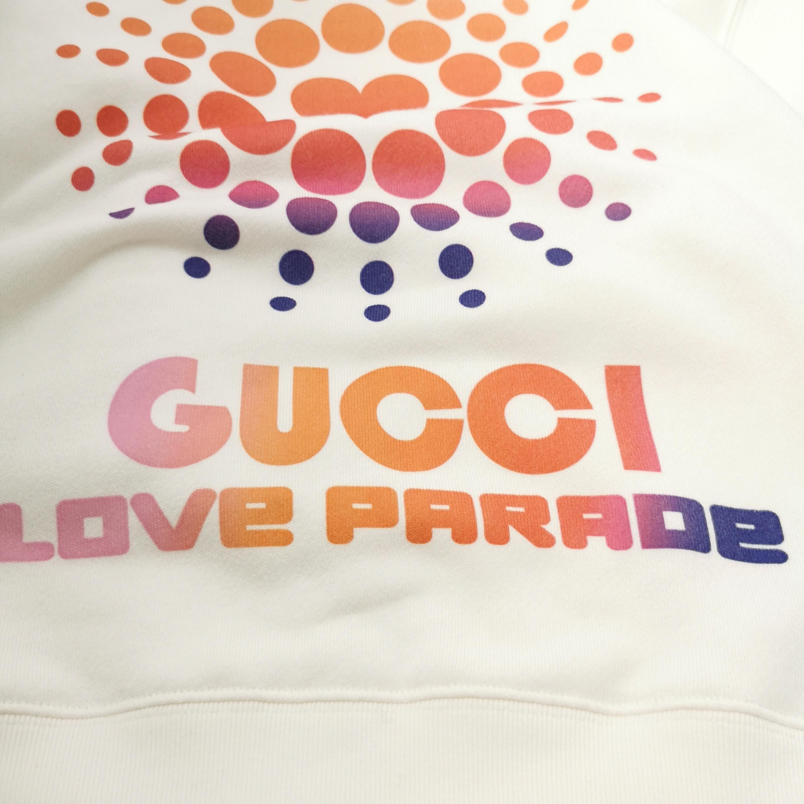 Gucci Gucci Love Parade Heart Sweatshirt XS Size US XS / EU 42 / 0 - 3 Thumbnail