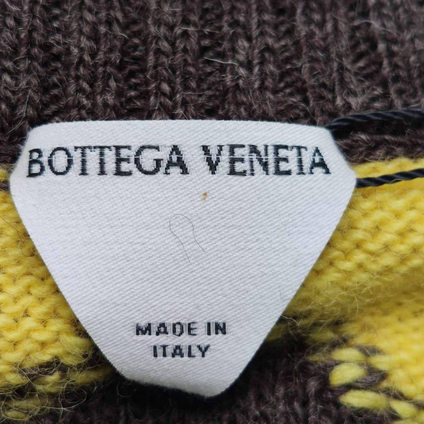 Bottega Veneta Bottega Veneta Argyle Wool Sweater Size L Size US L / EU 52-54 / 3 - 6 Thumbnail