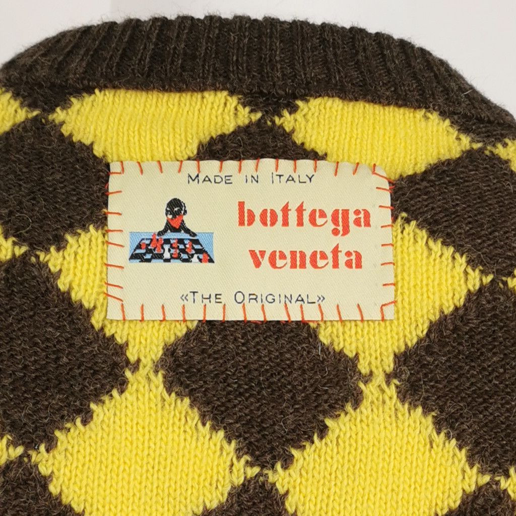 Bottega Veneta Bottega Veneta Argyle Wool Sweater Size L Size US L / EU 52-54 / 3 - 4 Thumbnail