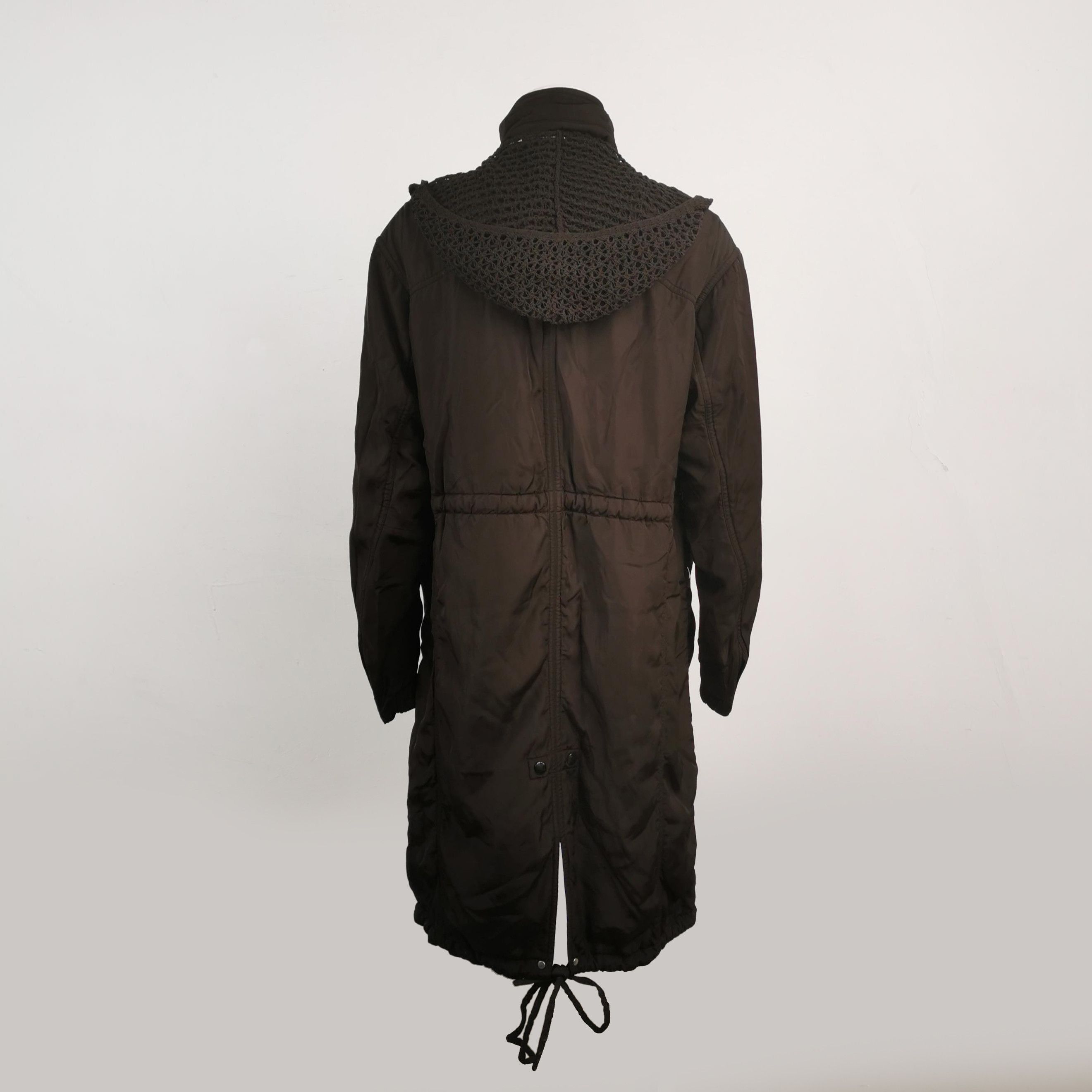 Bottega Veneta Bottega Veneta Silk Blend Hooded Padded Coat L Size US L / EU 52-54 / 3 - 3 Thumbnail