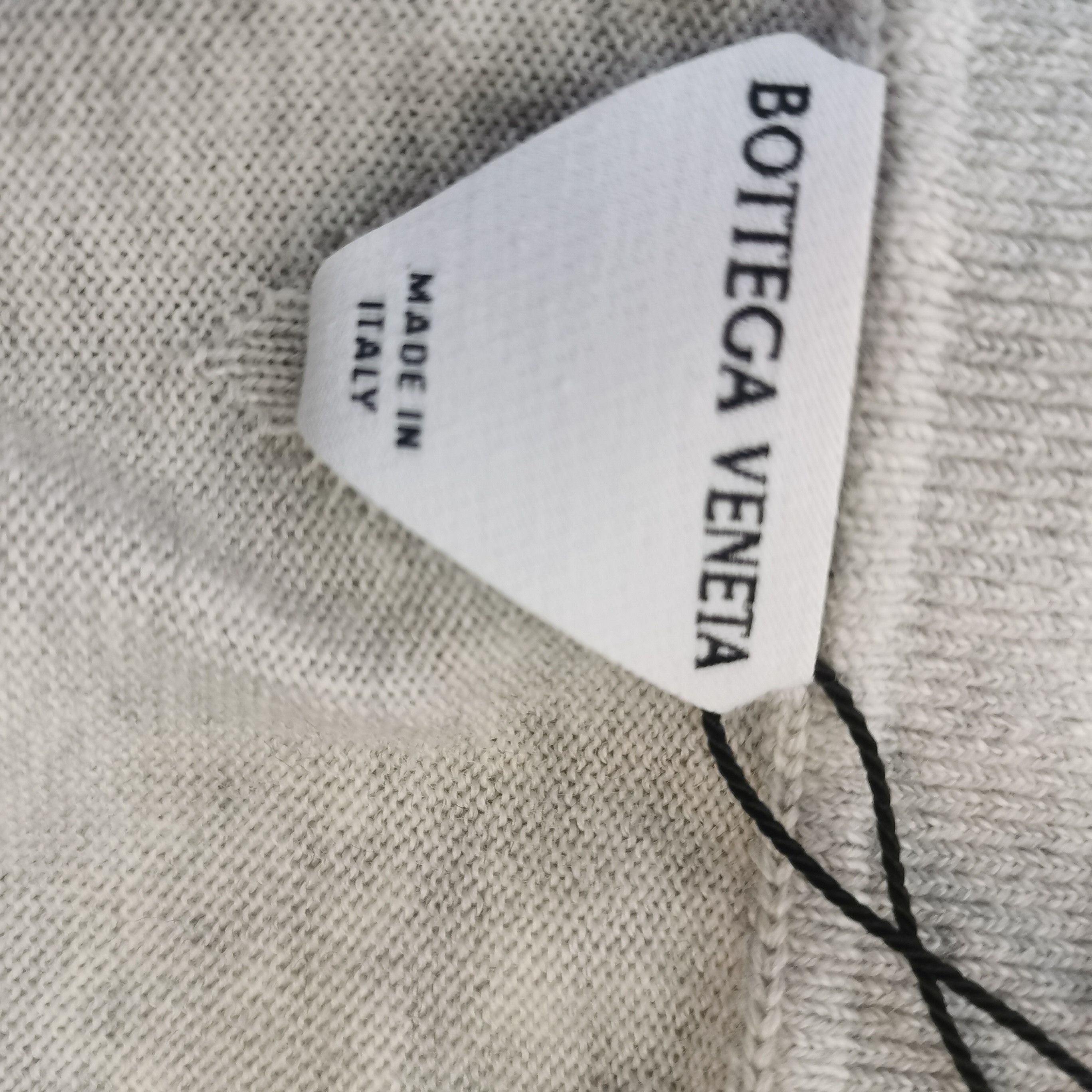 Bottega Veneta Bottega Veneta Gray Wool Polo Sweater Size M Size US M / EU 48-50 / 2 - 8 Thumbnail