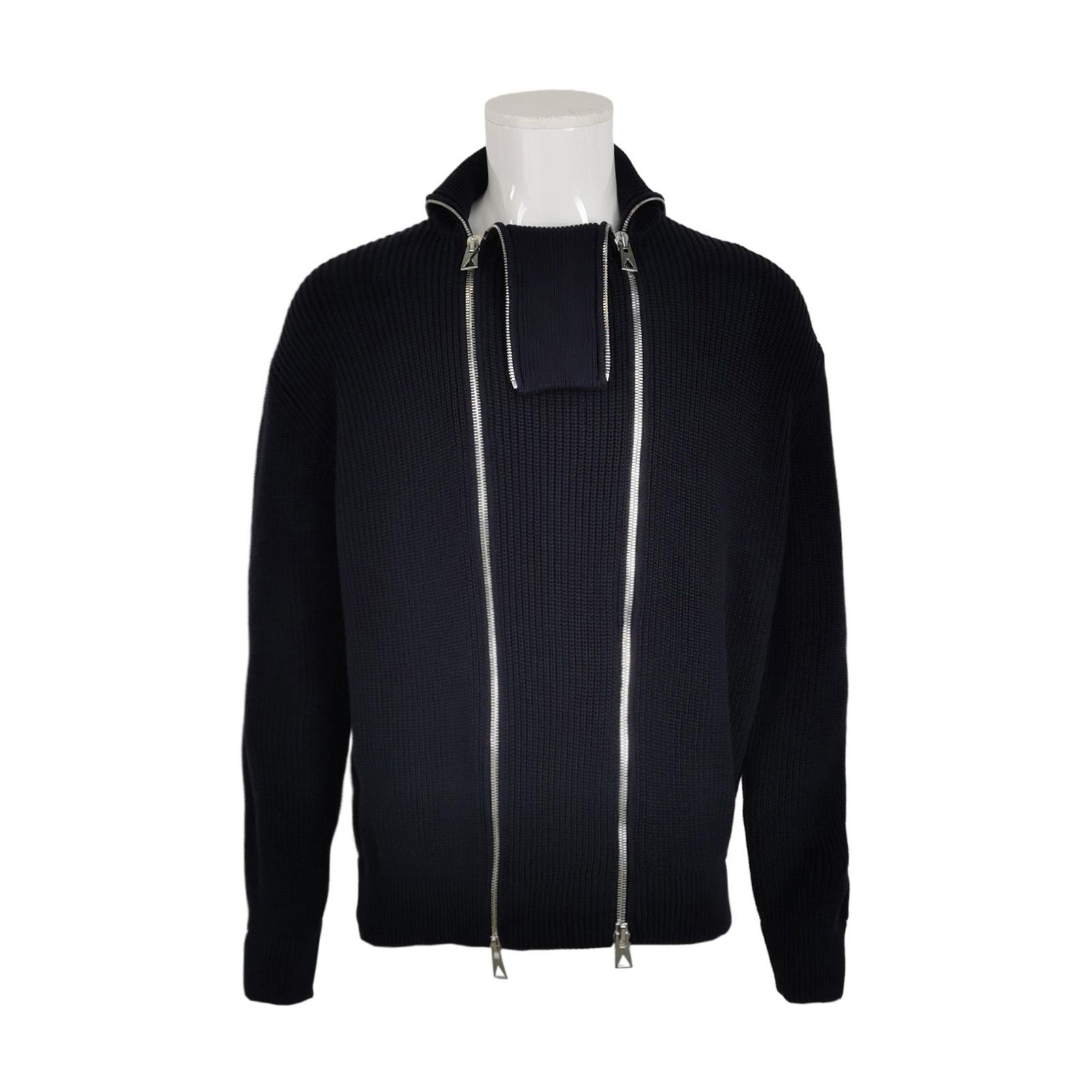 Bottega Veneta Bottega Veneta Multi-Zip Ribbed Knit Jacket M Size US M / EU 48-50 / 2 - 2 Thumbnail