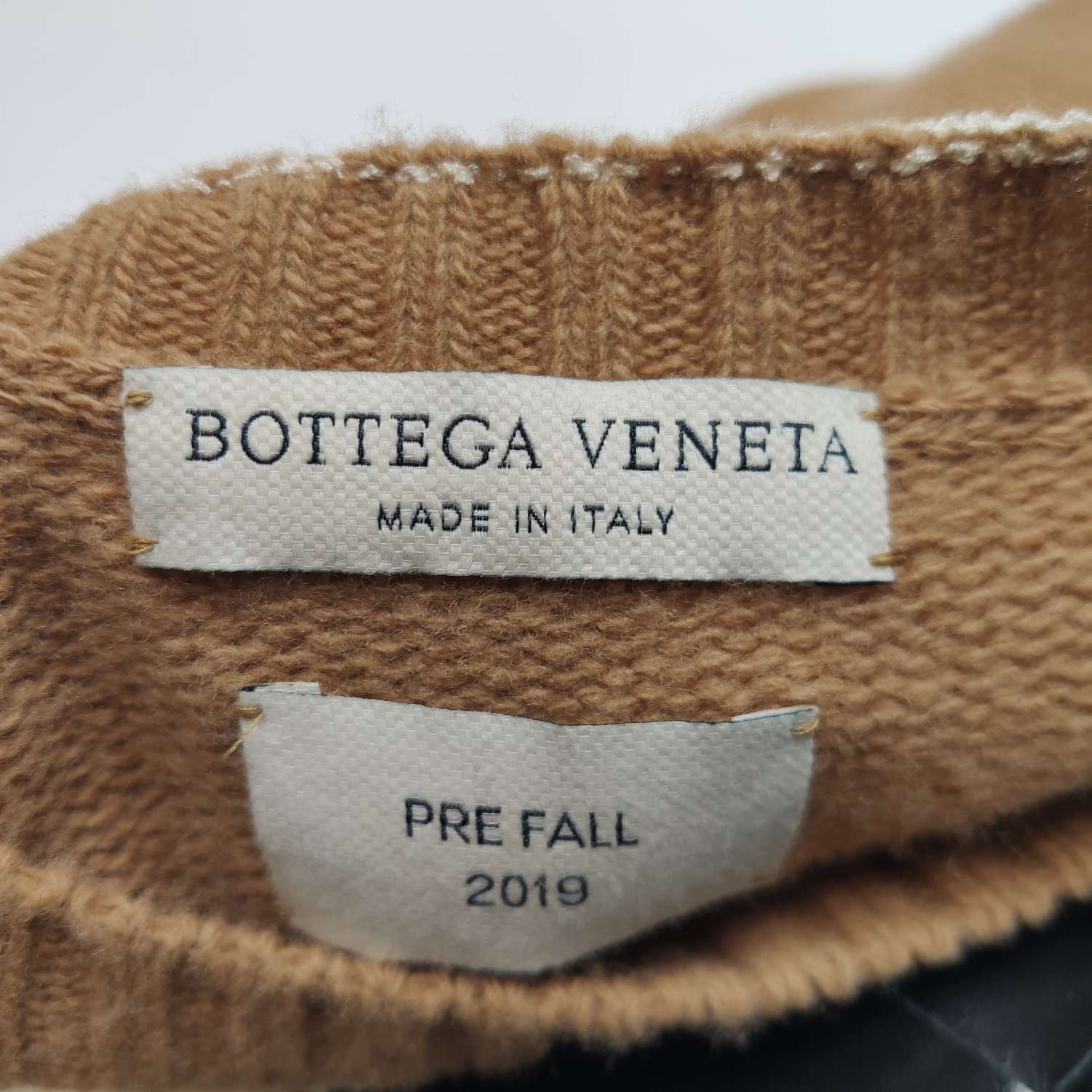 Bottega Veneta Bottega Veneta Woven Leather Panel Wool Sweater M Size US M / EU 48-50 / 2 - 4 Thumbnail