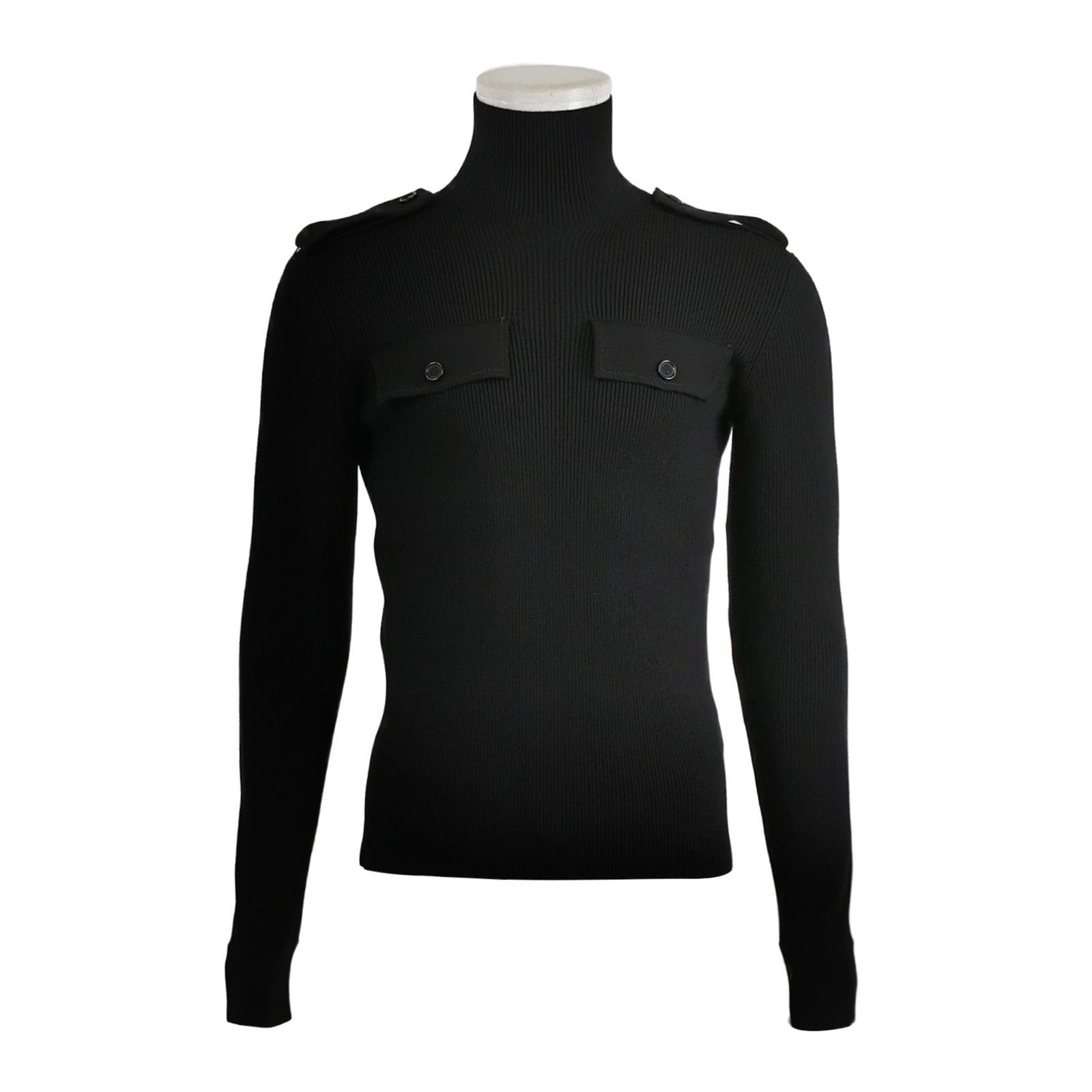 Bottega Veneta Bottega Veneta Ribbed High Neck Sweater M Size US M / EU 48-50 / 2 - 2 Thumbnail