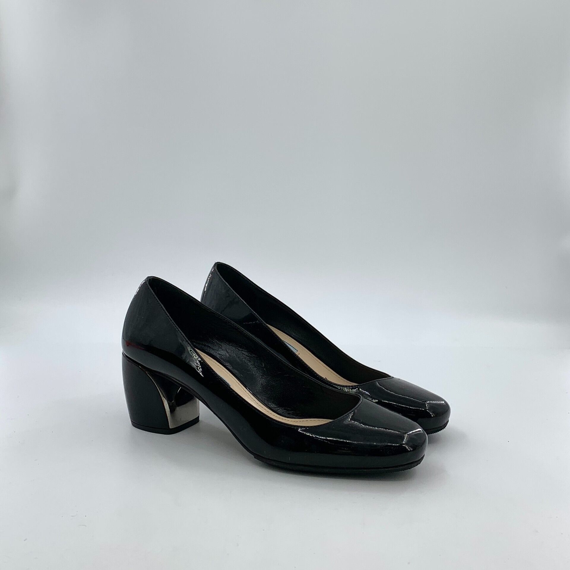 Prada Prada Patent Leather Block Heels 38 Size US 8 / IT 38 - 3 Thumbnail
