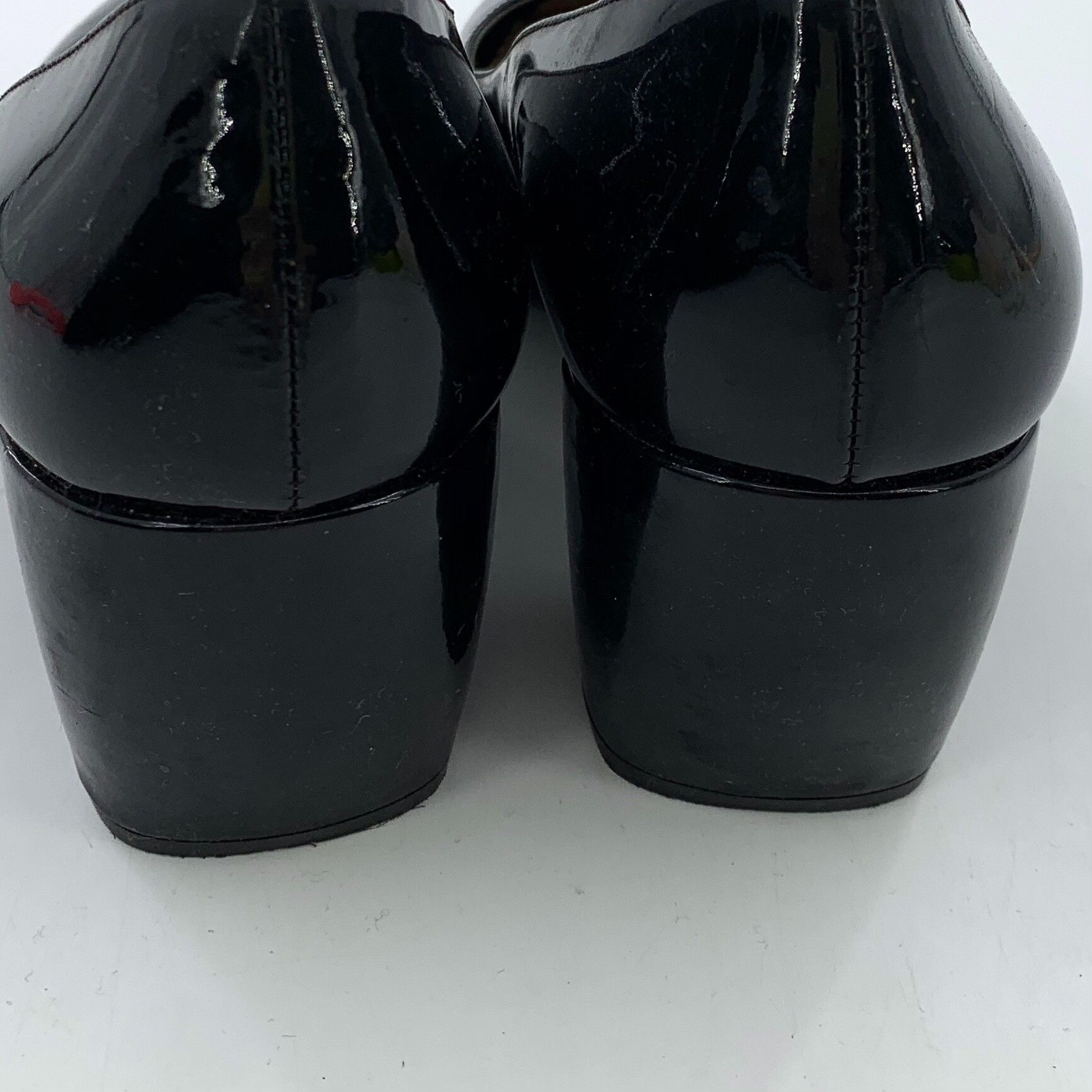 Prada Prada Patent Leather Block Heels 38 Size US 8 / IT 38 - 9 Thumbnail
