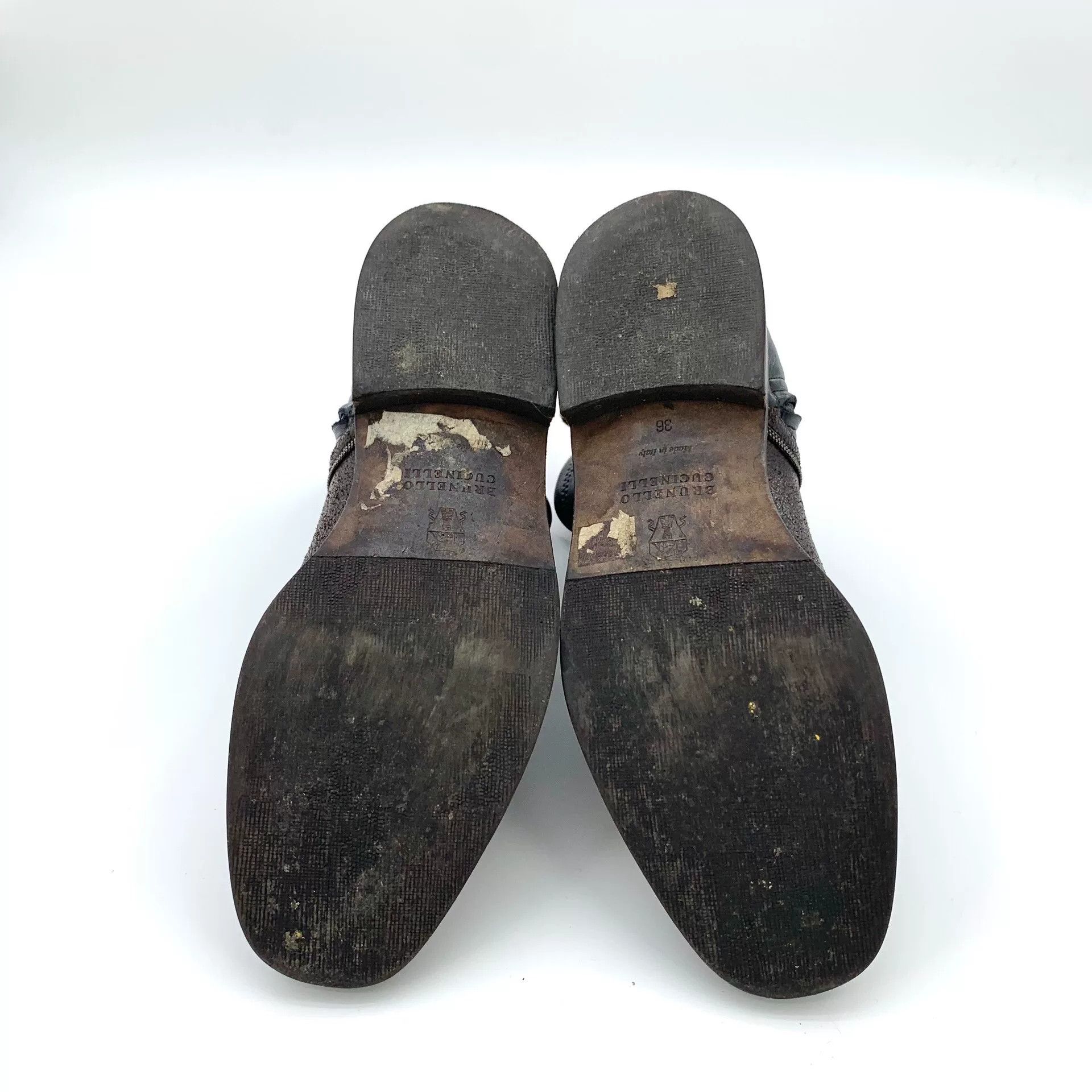 Brunello Cucinelli Brunello Cucinelli Monili Beaded Suede Boots 36 Size US 6 / IT 36 - 6 Thumbnail
