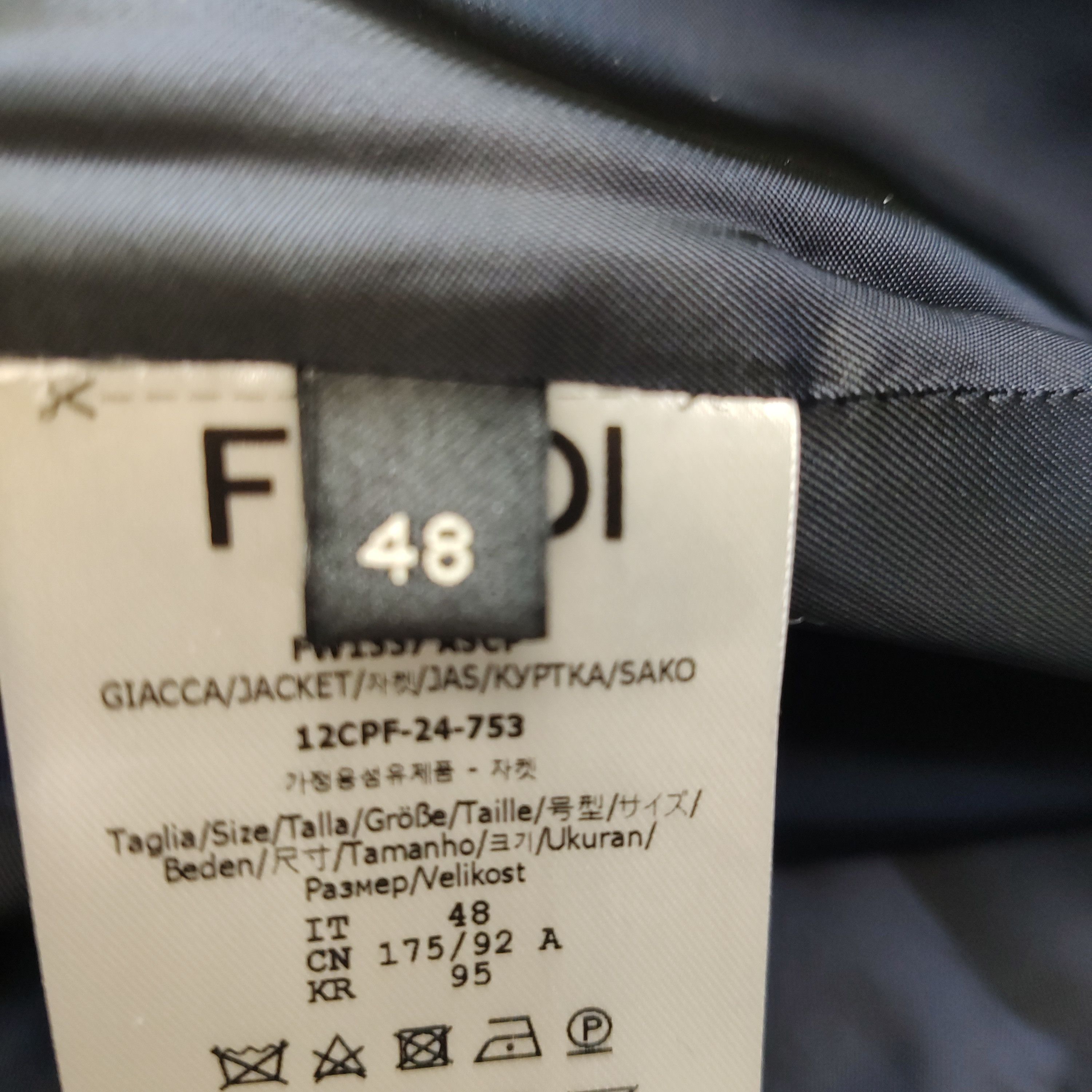 Fendi Fendi Monogram Linen Wool Jacket IT 48 Size US M / EU 48-50 / 2 - 8 Thumbnail