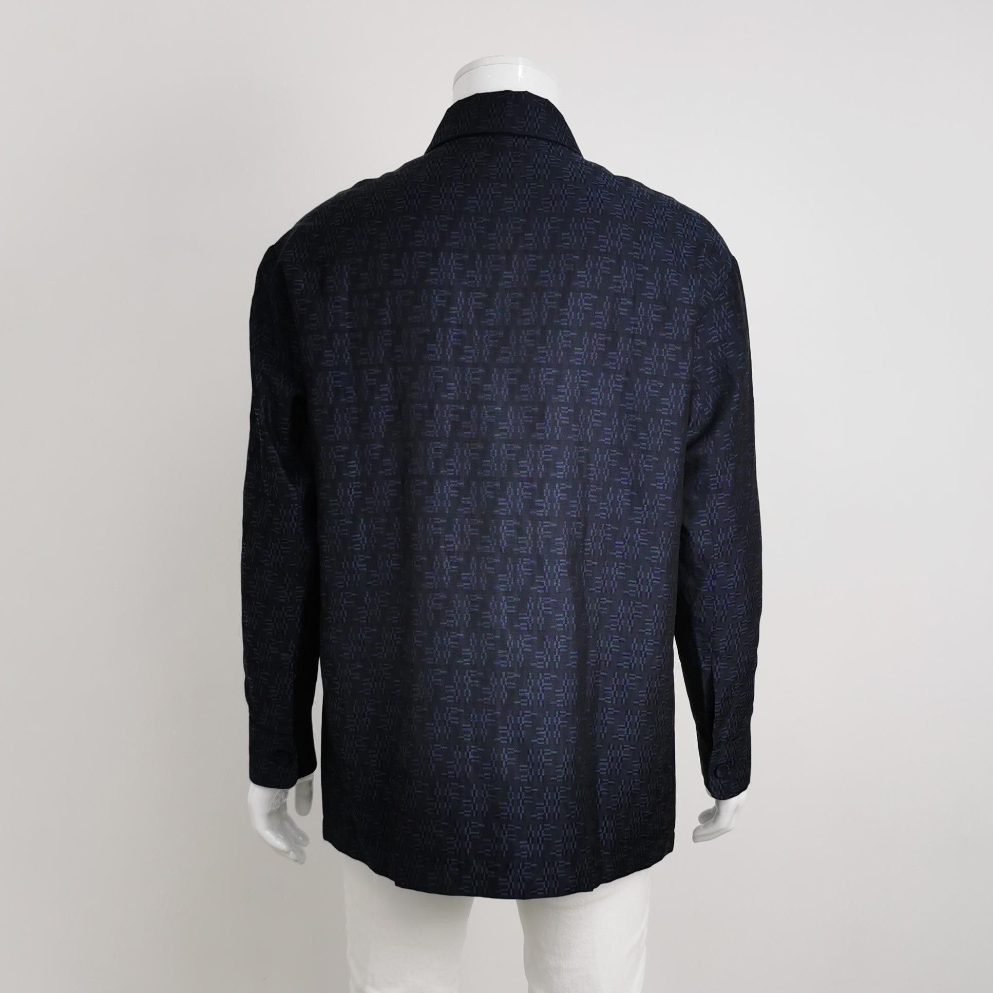 Fendi Fendi Monogram Linen Wool Jacket IT 48 Size US M / EU 48-50 / 2 - 3 Thumbnail