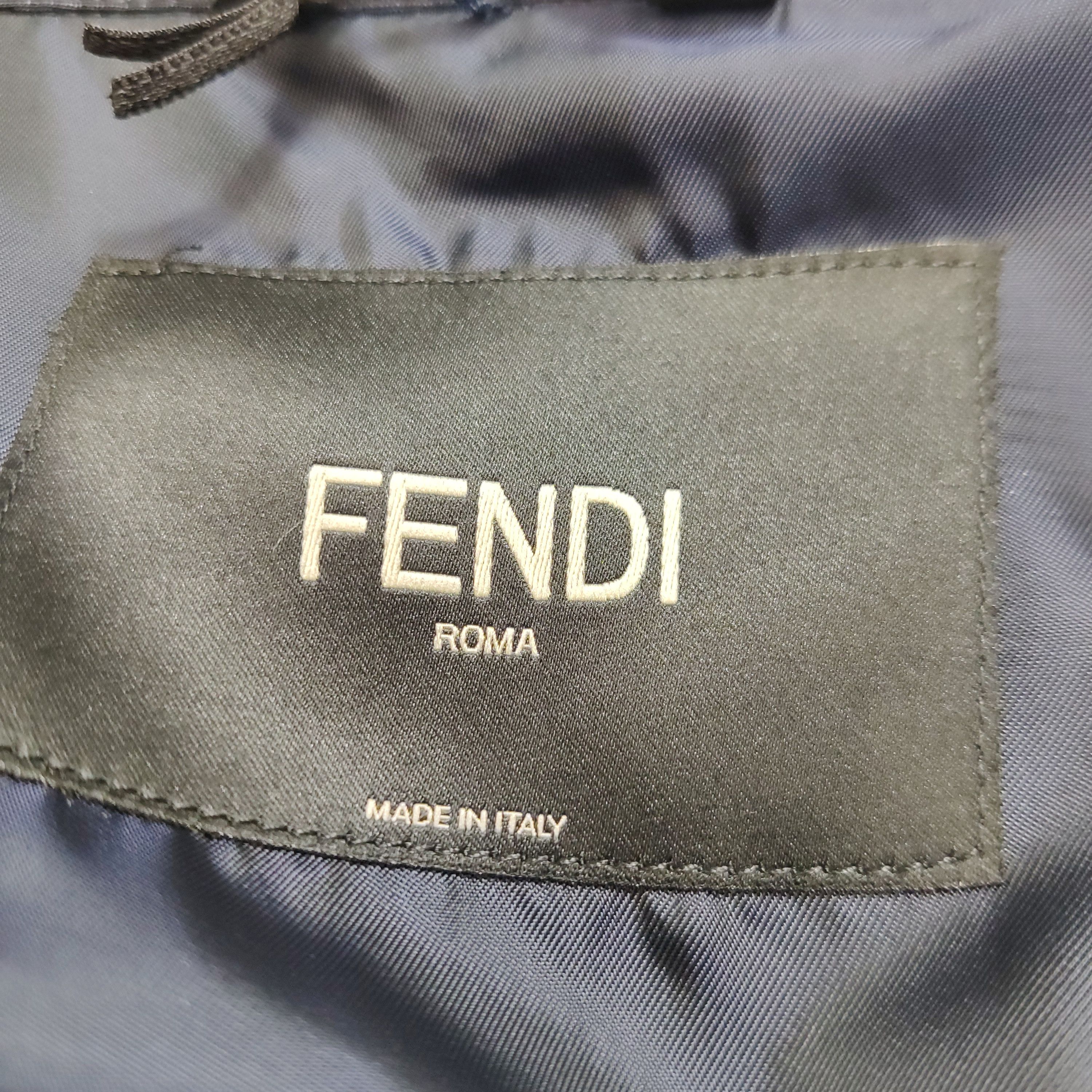 Fendi Fendi Monogram Linen Wool Jacket IT 48 Size US M / EU 48-50 / 2 - 6 Thumbnail