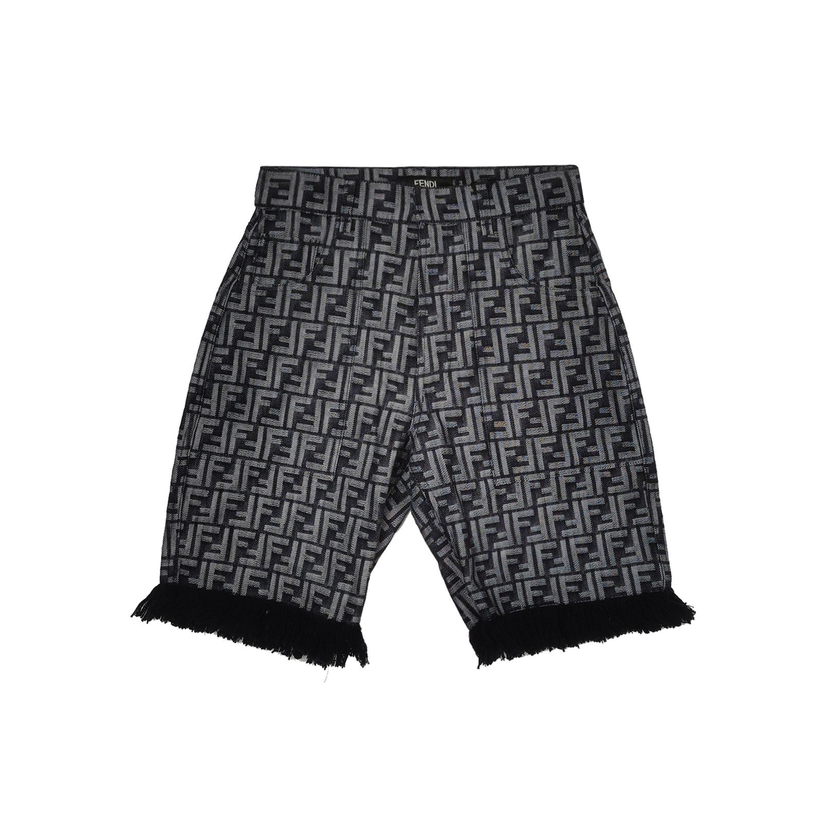 Fendi Fendi Monogram Fringe Jacquard Shorts 30 Size US 30 / EU 46 - 2 Thumbnail