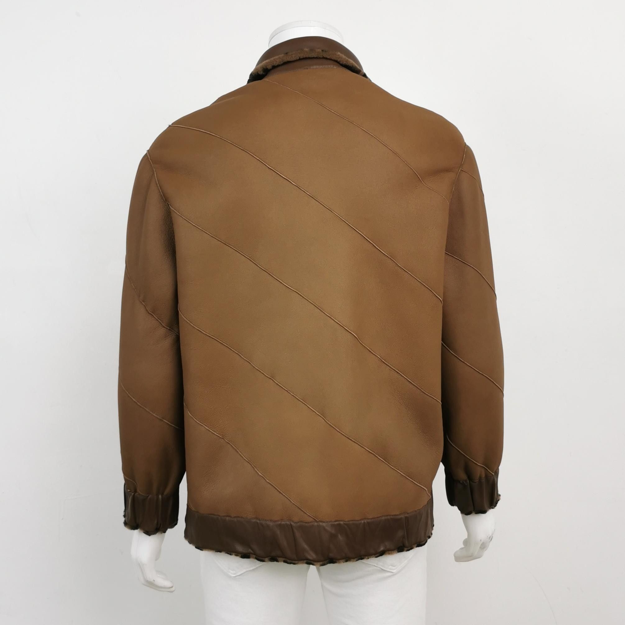Fendi Fendi Reversible FF Shearling Leather Jacket 46 Size US S / EU 44-46 / 1 - 5 Thumbnail