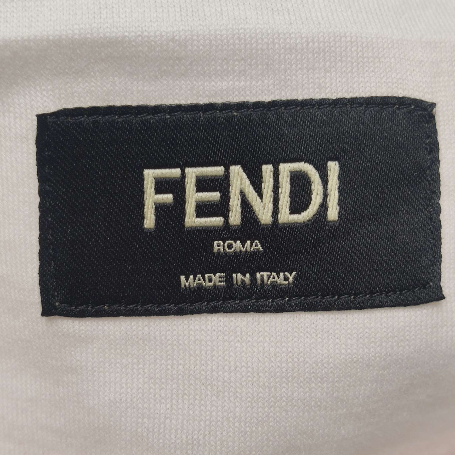 Fendi Fendi Silver 3D Logo T-Shirt S Size US S / EU 44-46 / 1 - 7 Thumbnail