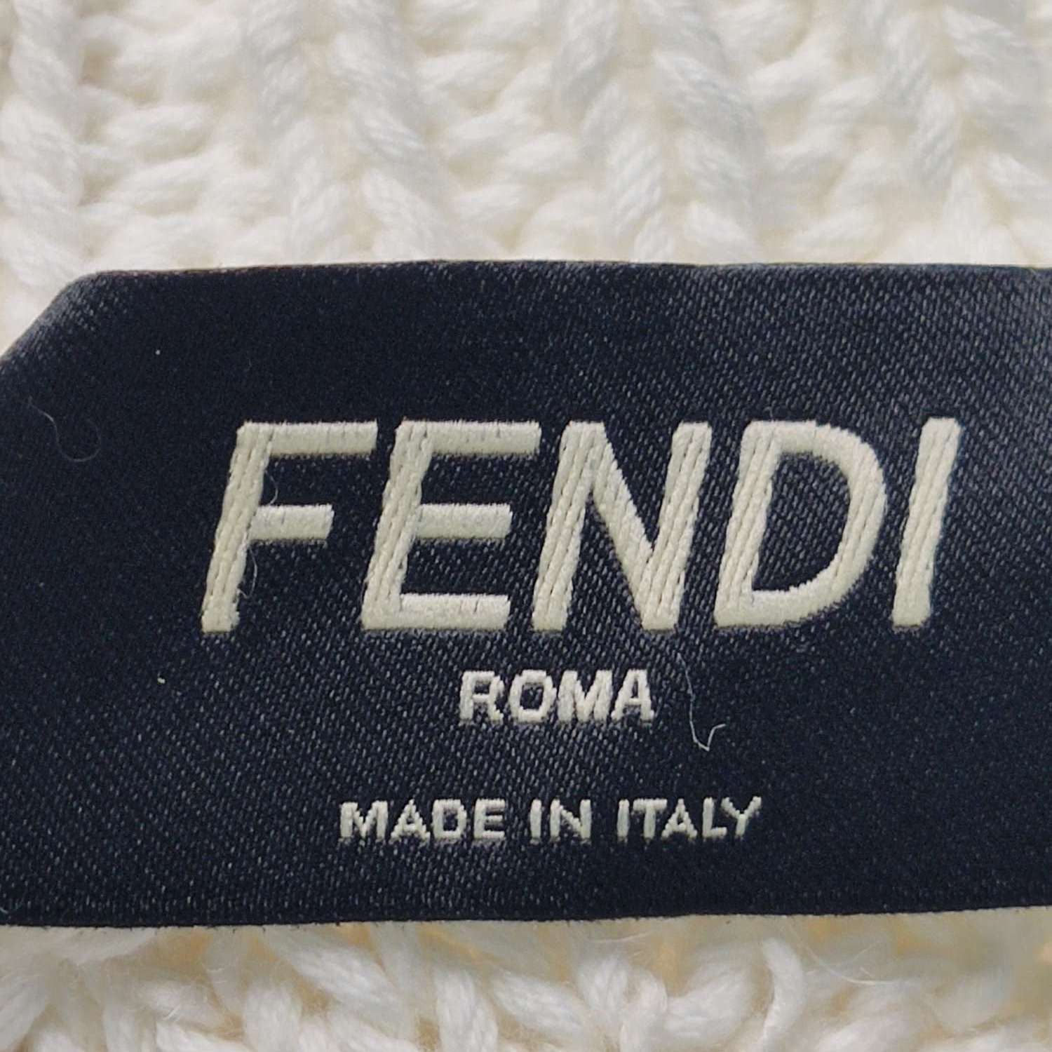 Fendi Fendi FF Pattern Cotton Linen Sweater IT 48 Size US M / EU 48-50 / 2 - 6 Thumbnail