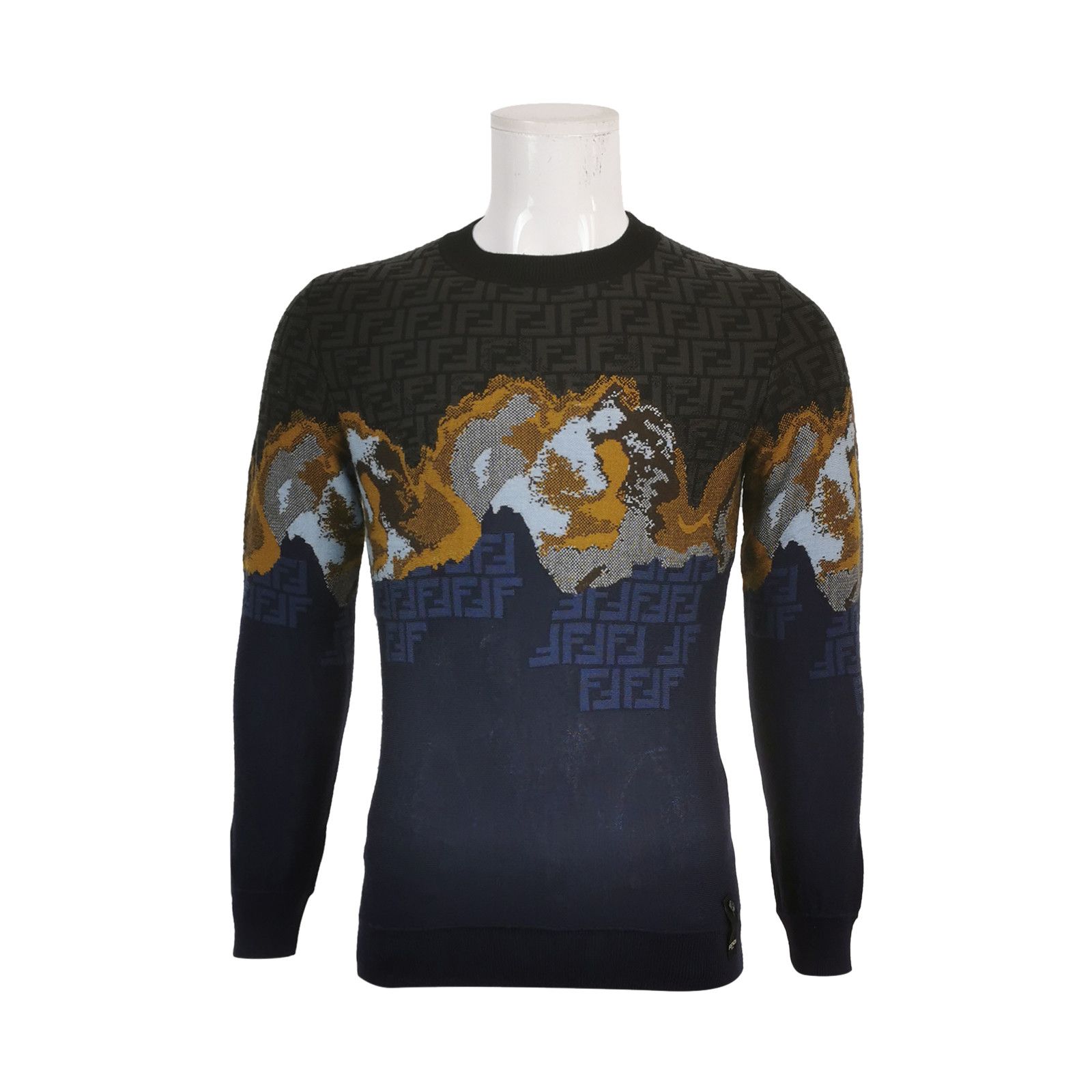 Fendi Fendi Monogram Graphic Crewneck Sweater IT 46 Size US S / EU 44-46 / 1 - 2 Thumbnail