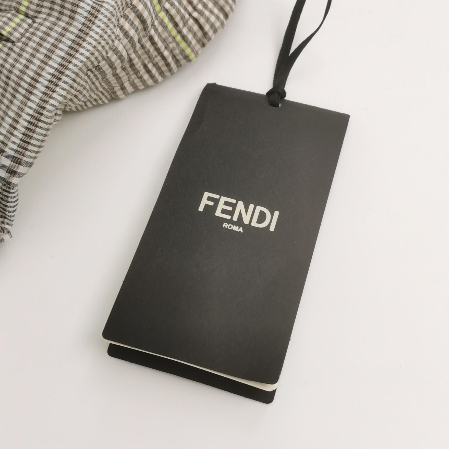 Fendi Fendi Logo Check Wool Blend Trousers Size 30 Size US 30 / EU 46 - 5 Thumbnail