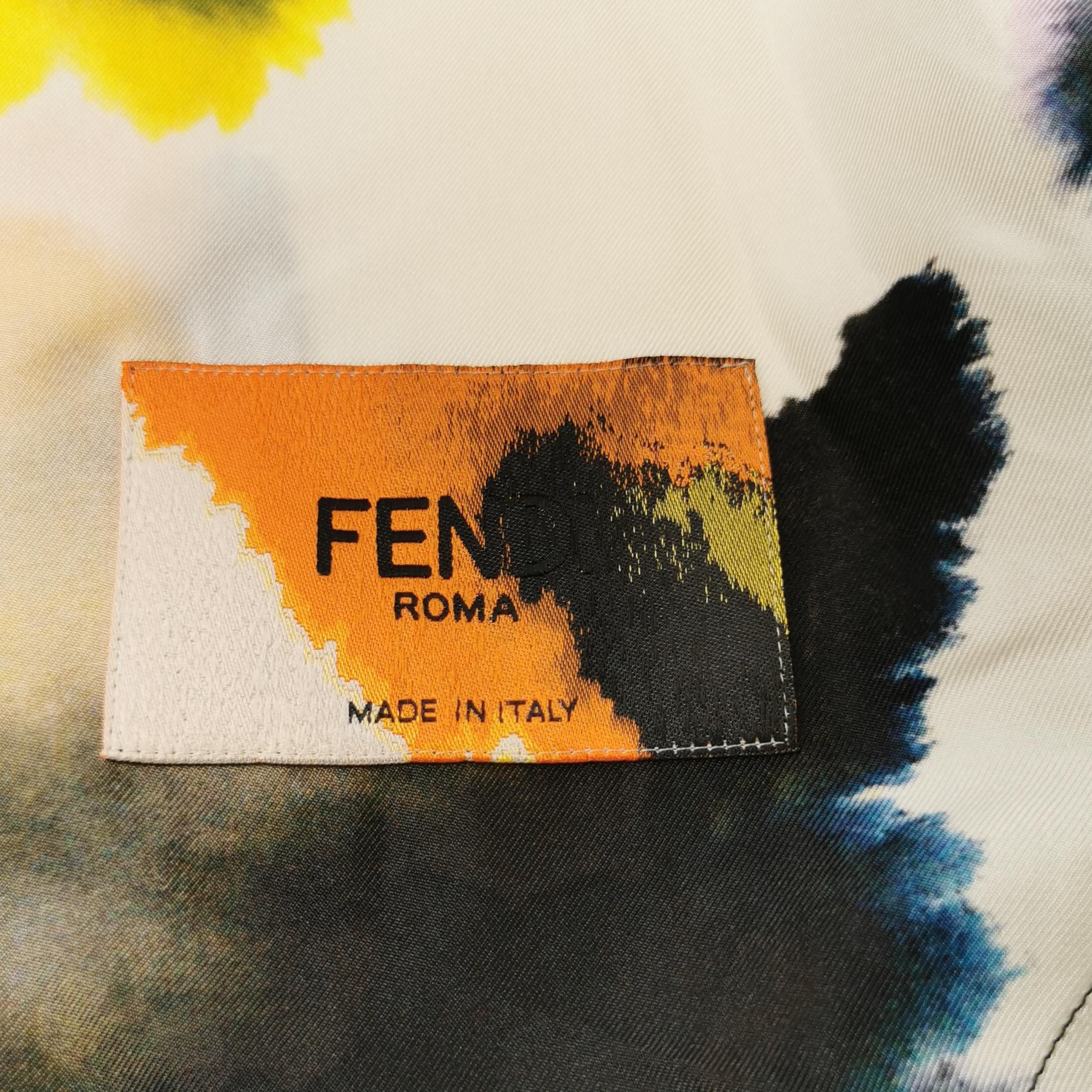Fendi Fendi Watercolor Print Silk T-Shirt S Size US S / EU 44-46 / 1 - 4 Thumbnail
