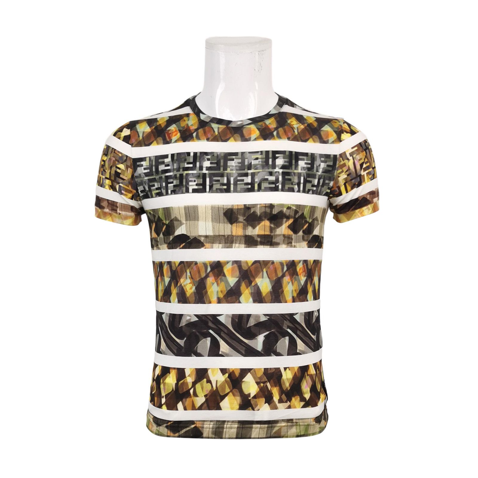 Fendi Fendi Geometric Logo Print T-Shirt XS Size US XS / EU 42 / 0 - 2 Thumbnail