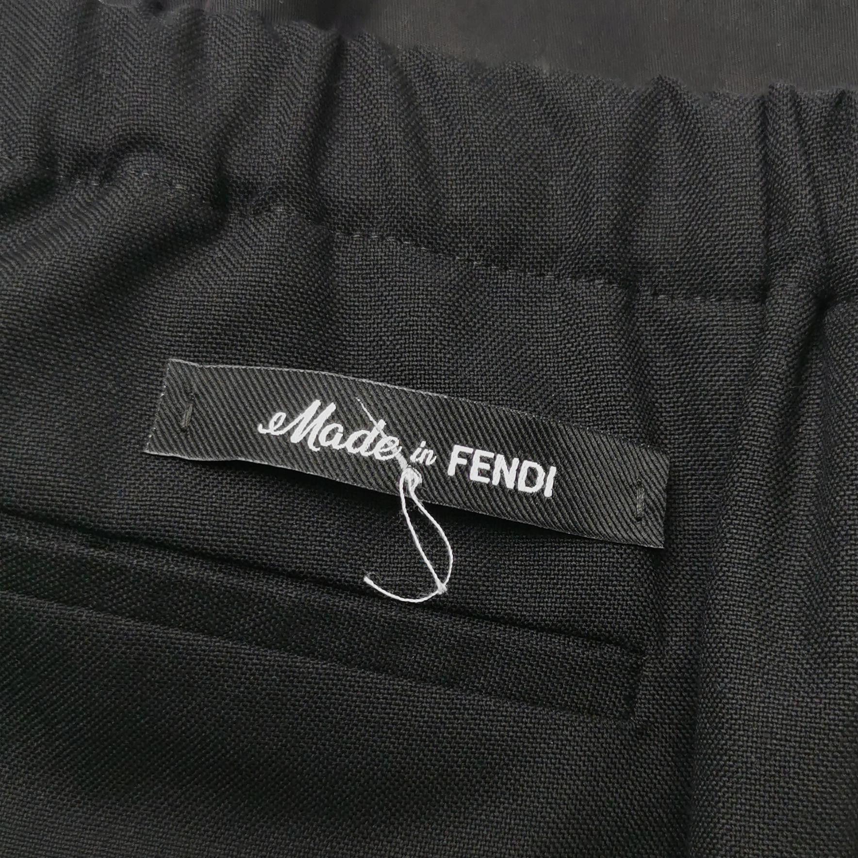 Fendi Fendi Wool Solid Casual Pants 48 Size US 32 / EU 48 - 4 Thumbnail