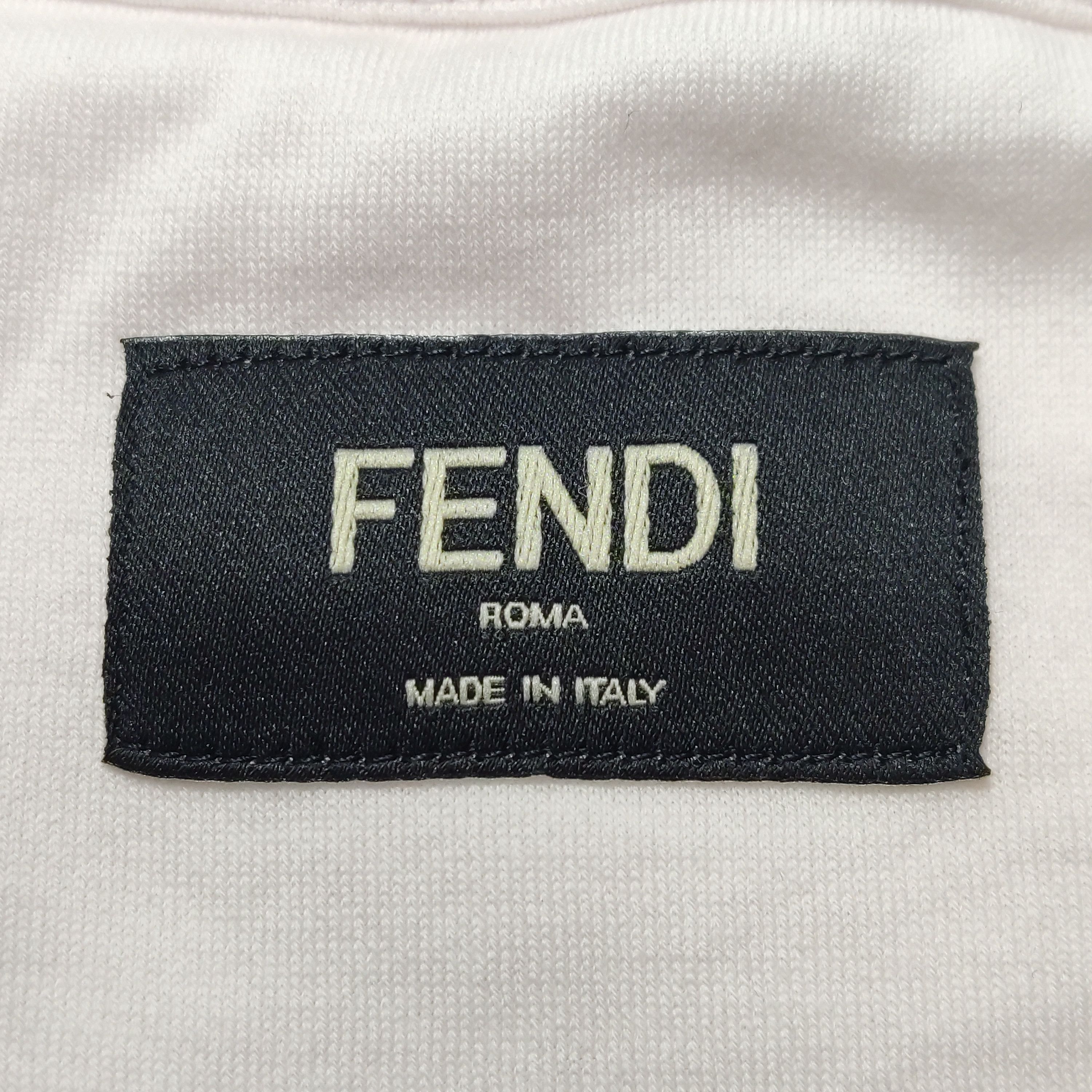 Fendi Fendi Chrome Logo Graphic T-Shirt Size L Size US L / EU 52-54 / 3 - 6 Thumbnail
