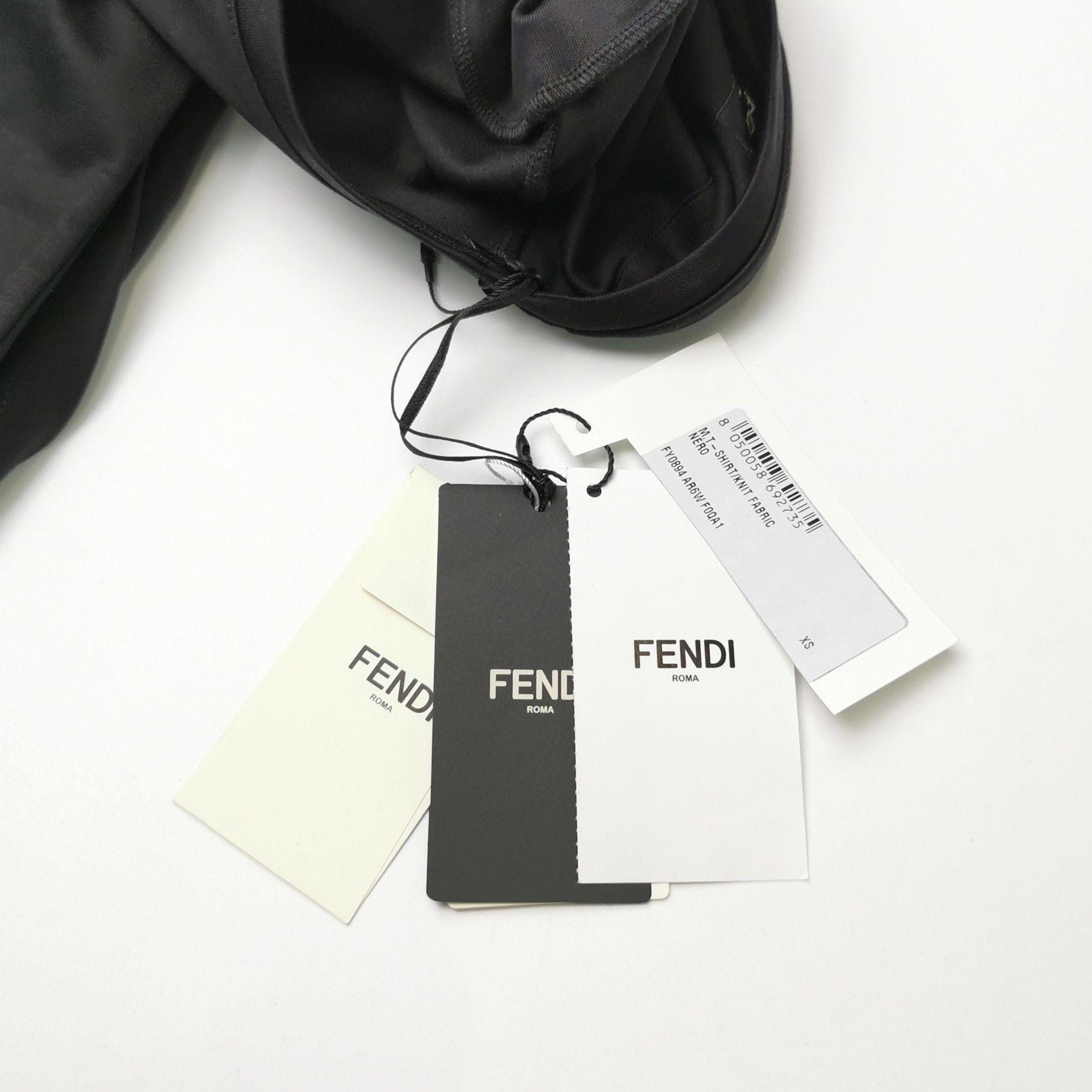 Fendi Fendi Embroidered Logo T-Shirt XS Size US XS / EU 42 / 0 - 6 Thumbnail
