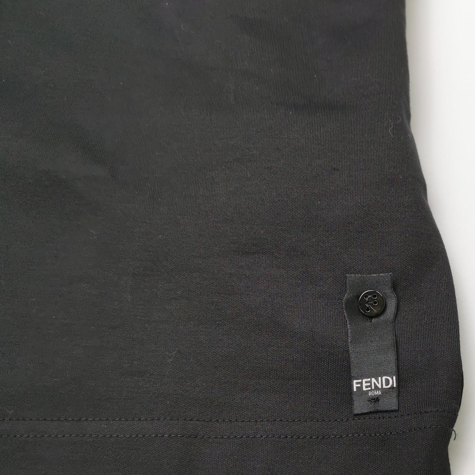 Fendi Fendi Embroidered Logo T-Shirt XS Size US XS / EU 42 / 0 - 4 Thumbnail