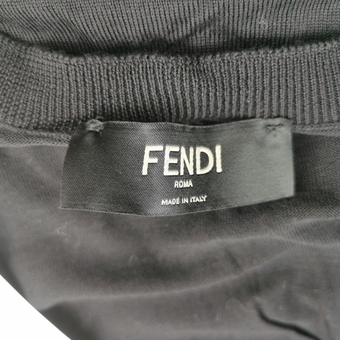 Fendi Fendi Grid Pattern Wool Pullover Size 46 Size US S / EU 44-46 / 1 - 6 Thumbnail