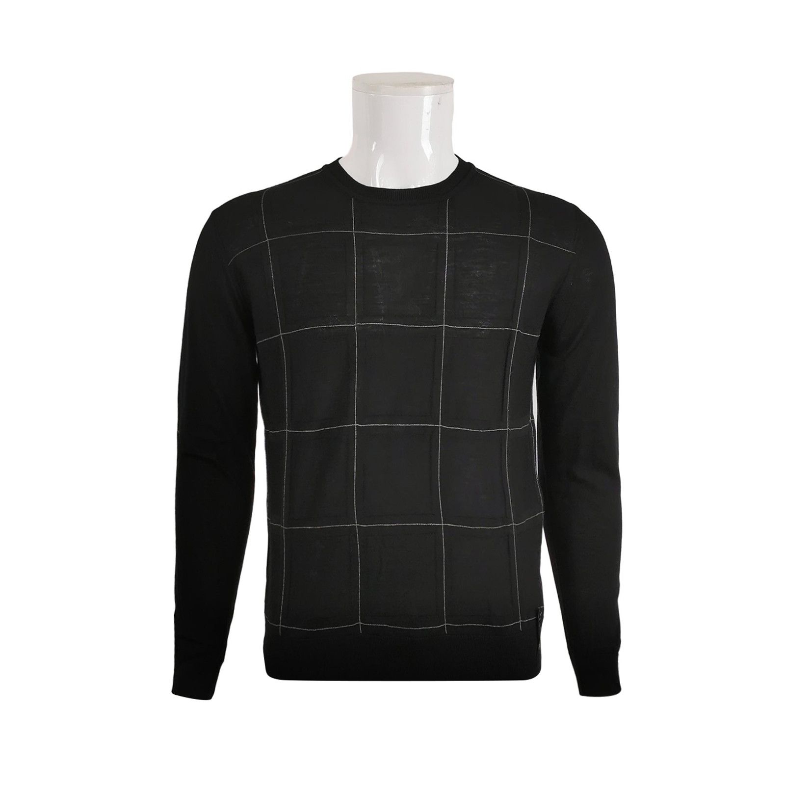 Fendi Fendi Grid Pattern Wool Pullover Size 46 Size US S / EU 44-46 / 1 - 2 Thumbnail