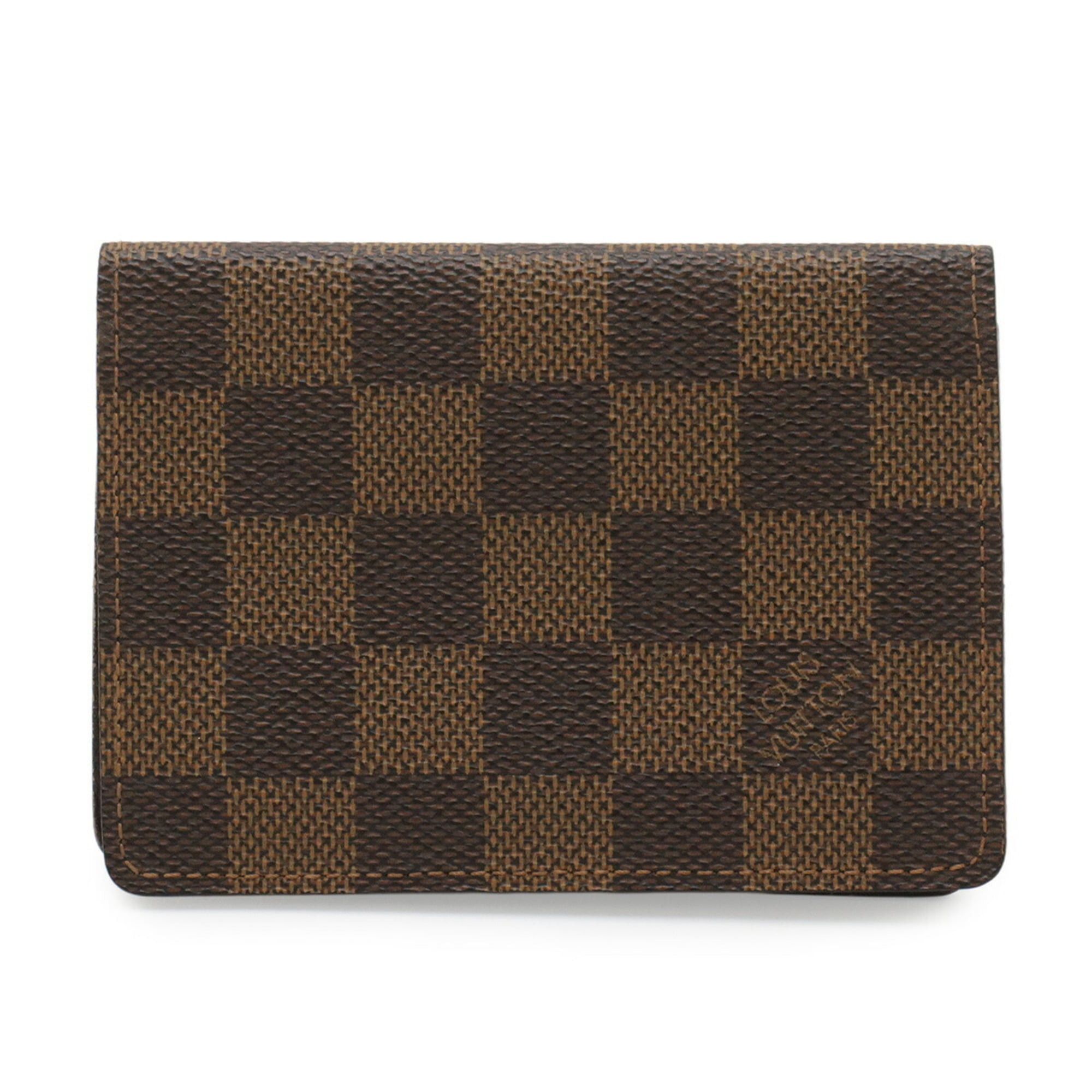 Louis Vuitton LOUIS VUITTON Damier Porte de Cartes Vertical Business Card Holder/Card Case/Pass Case N60533 Size ONE SIZE - 2 Thumbnail