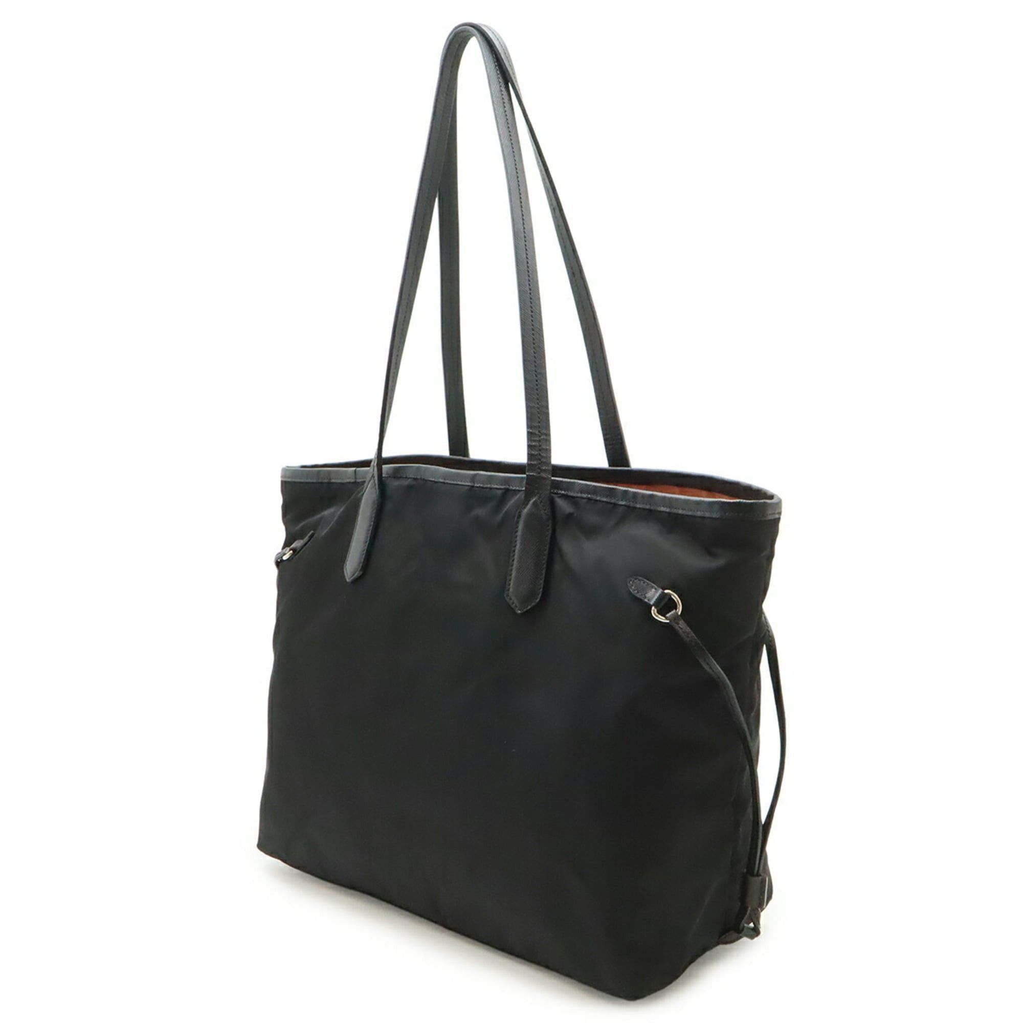 Prada PRADA Tote Bag Shoulder Nylon Leather Black NERO BR3924 Size ONE SIZE - 3 Thumbnail