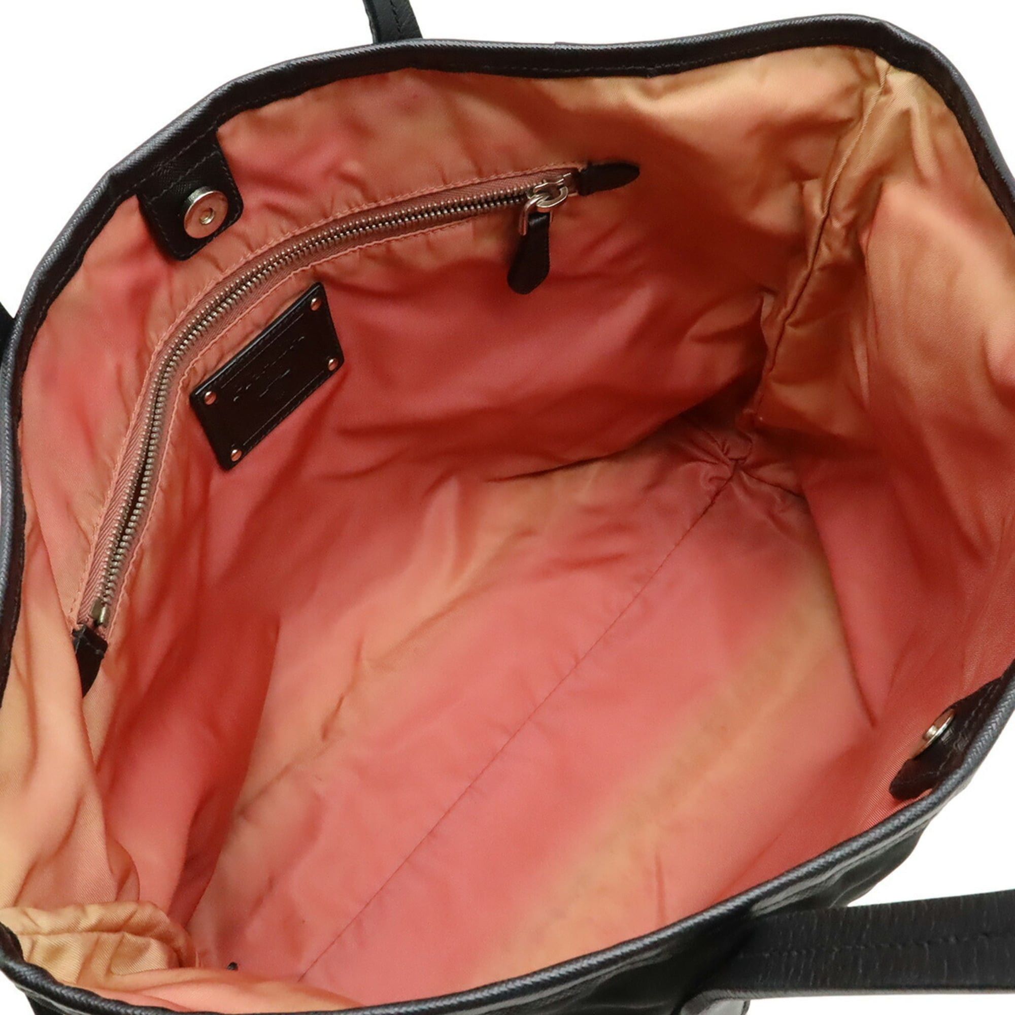 Prada PRADA Tote Bag Shoulder Nylon Leather Black NERO BR3924 Size ONE SIZE - 7 Thumbnail
