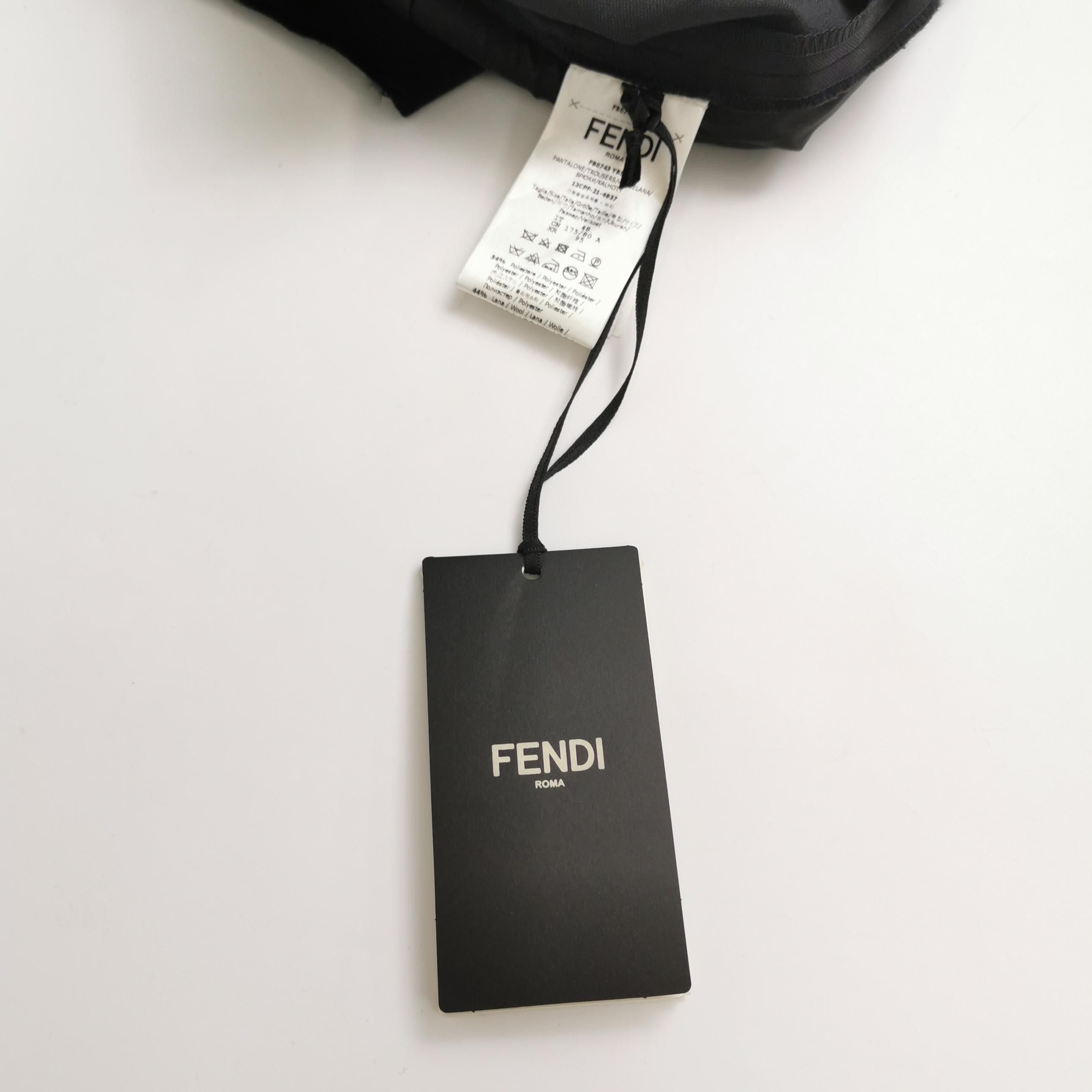 Fendi Fendi Wool Blend Solid Casual Pants IT 48 Size US 32 / EU 48 - 5 Thumbnail