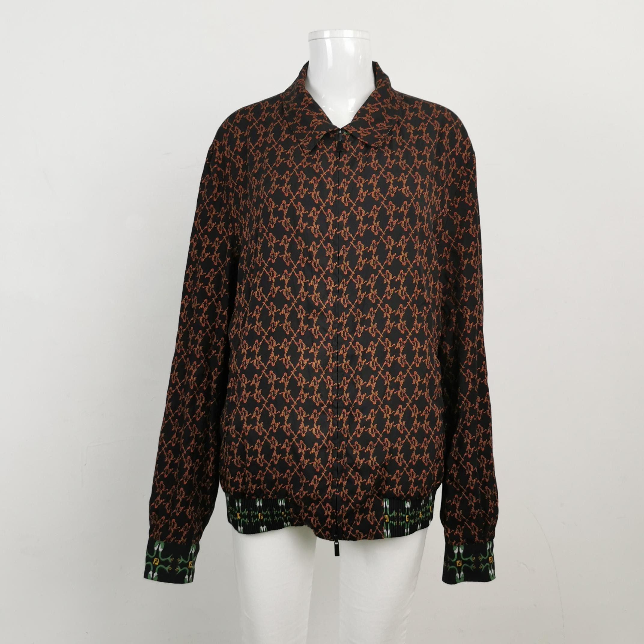 Fendi Fendi Reversible Monogram Blouson Jacket IT 52 Size US L / EU 52-54 / 3 - 4 Thumbnail