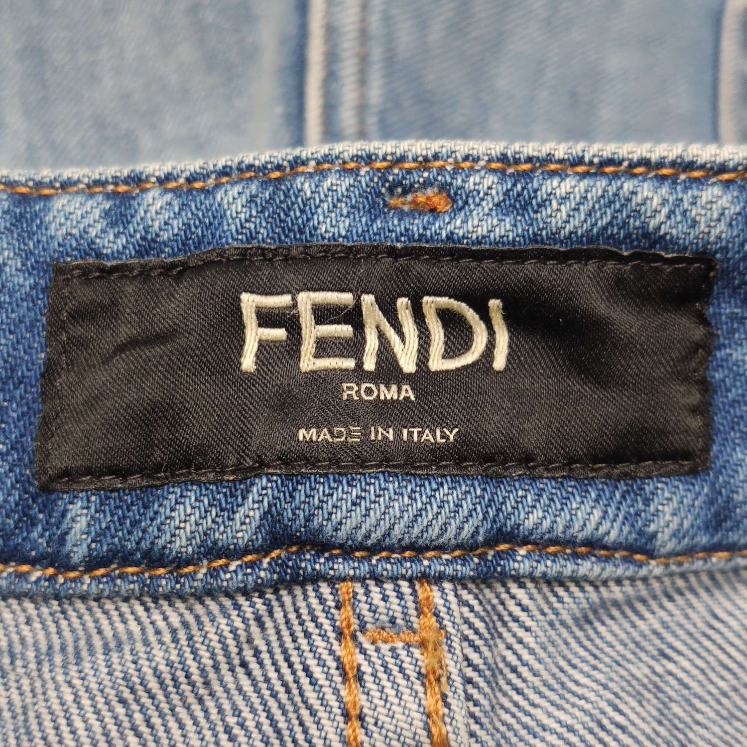 Fendi Fendi Raw Hem Denim Shorts Size 33 Size US 33 - 7 Thumbnail