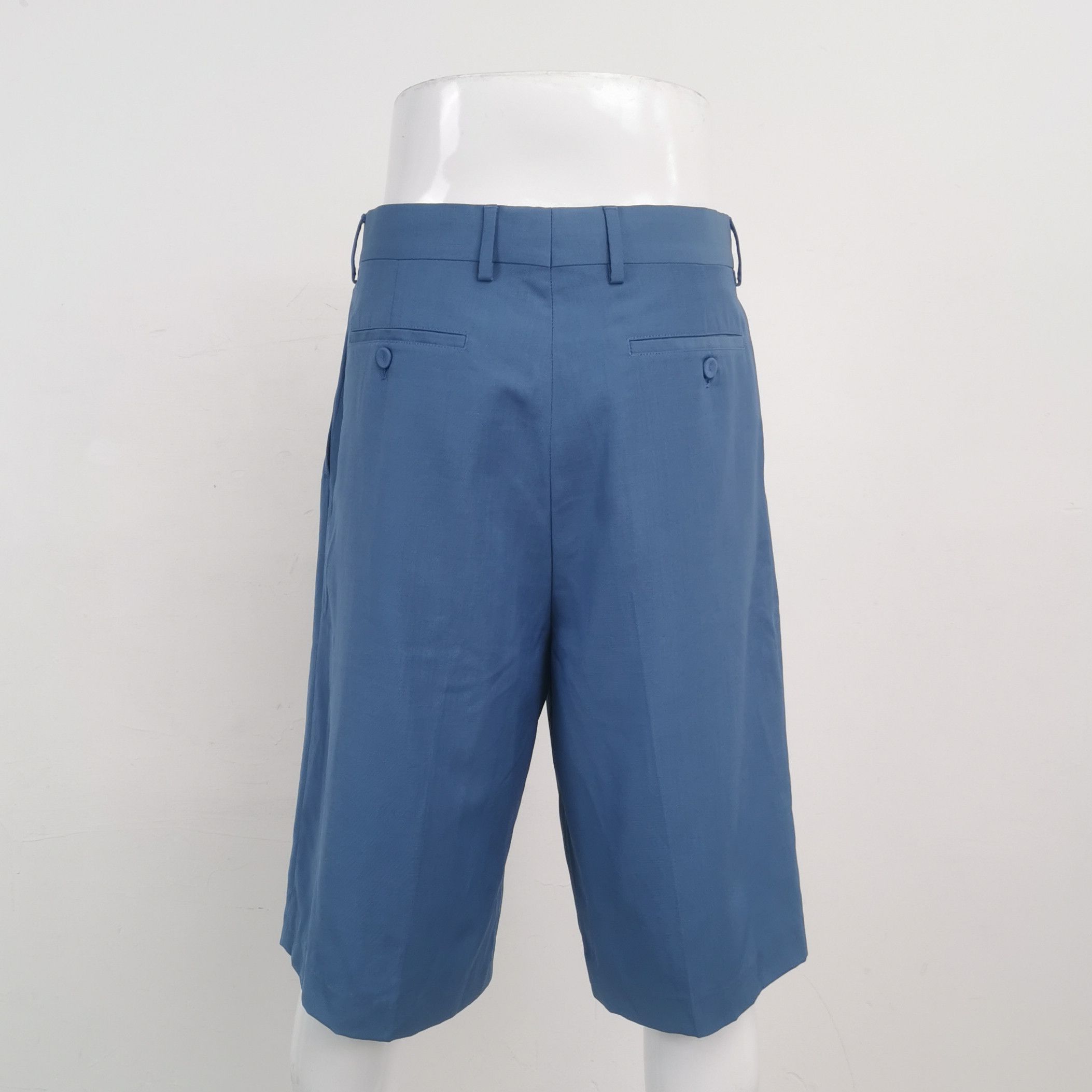 Fendi Fendi Blue Virgin Wool Blend Shorts IT 46 Size US 30 / EU 46 - 3 Thumbnail