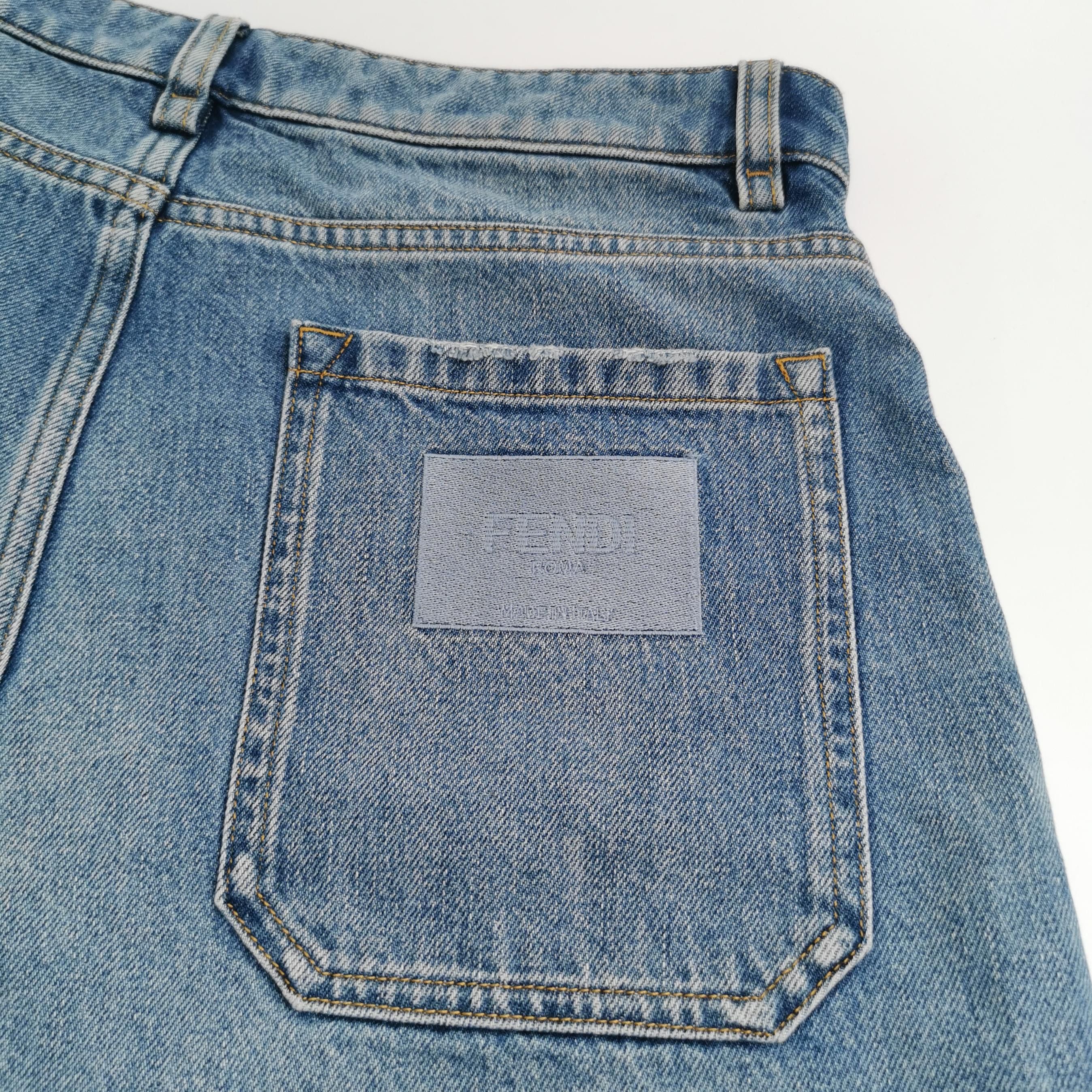 Fendi Fendi Frayed Hem Denim Shorts Size 30 Size US 30 / EU 46 - 4 Thumbnail