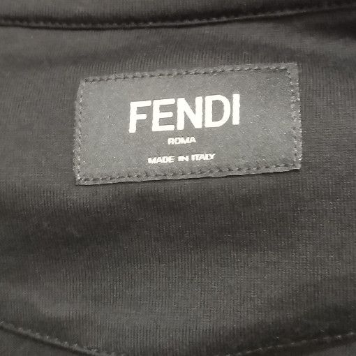 Fendi Fendi Perforated Cutout Front T-Shirt Size S Size US S / EU 44-46 / 1 - 8 Thumbnail