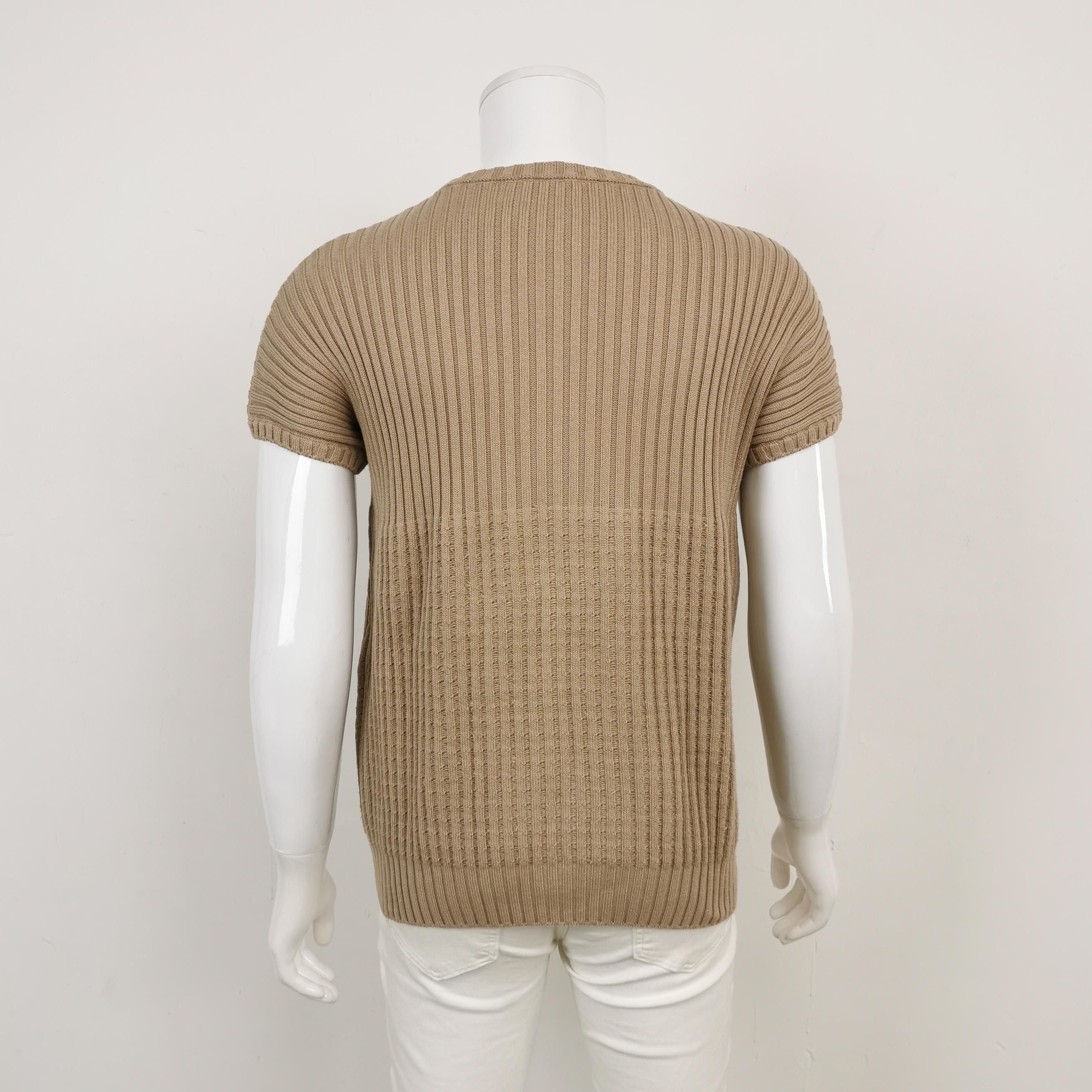 Fendi Fendi FF Logo Patch Ribbed Knit Sweater 50 Size US M / EU 48-50 / 2 - 3 Thumbnail