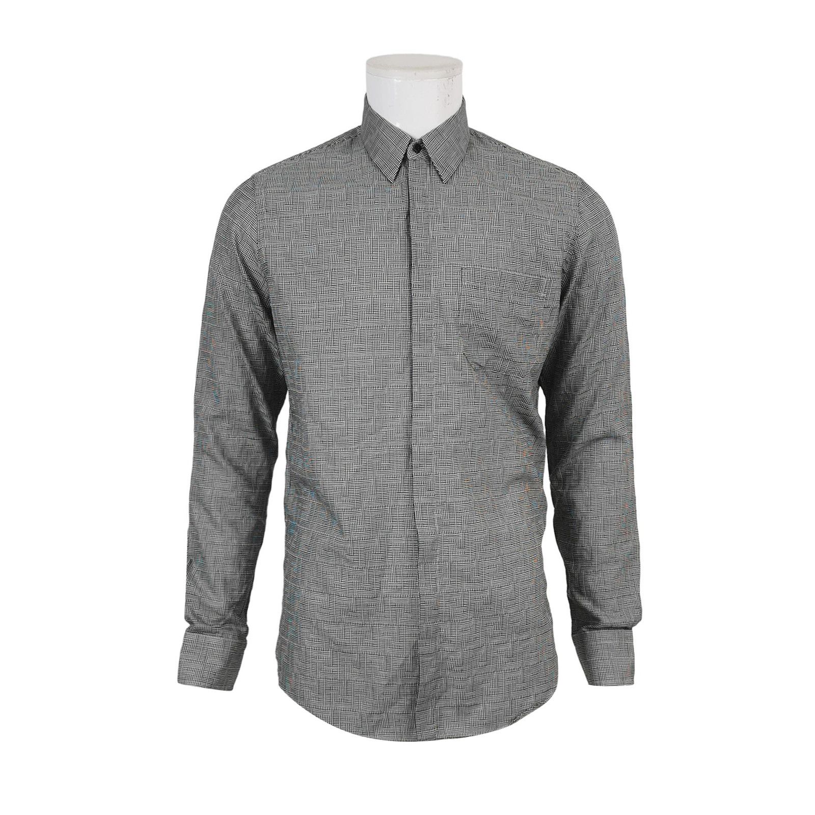 Fendi Fendi Gingham Check Button Up Shirt 40 Size US L / EU 52-54 / 3 - 2 Thumbnail