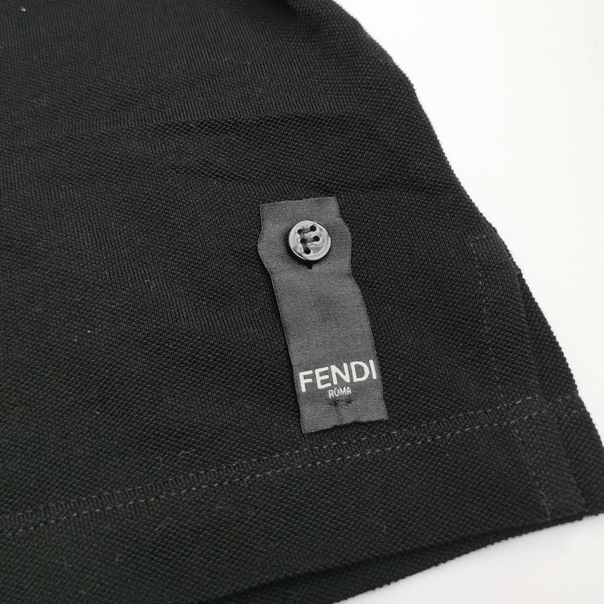 Fendi Fendi Embellished FF Logo Polo Shirt XS Size US XS / EU 42 / 0 - 5 Thumbnail