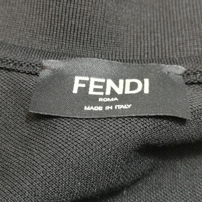 Fendi Fendi Embellished FF Logo Polo Shirt XS Size US XS / EU 42 / 0 - 8 Thumbnail