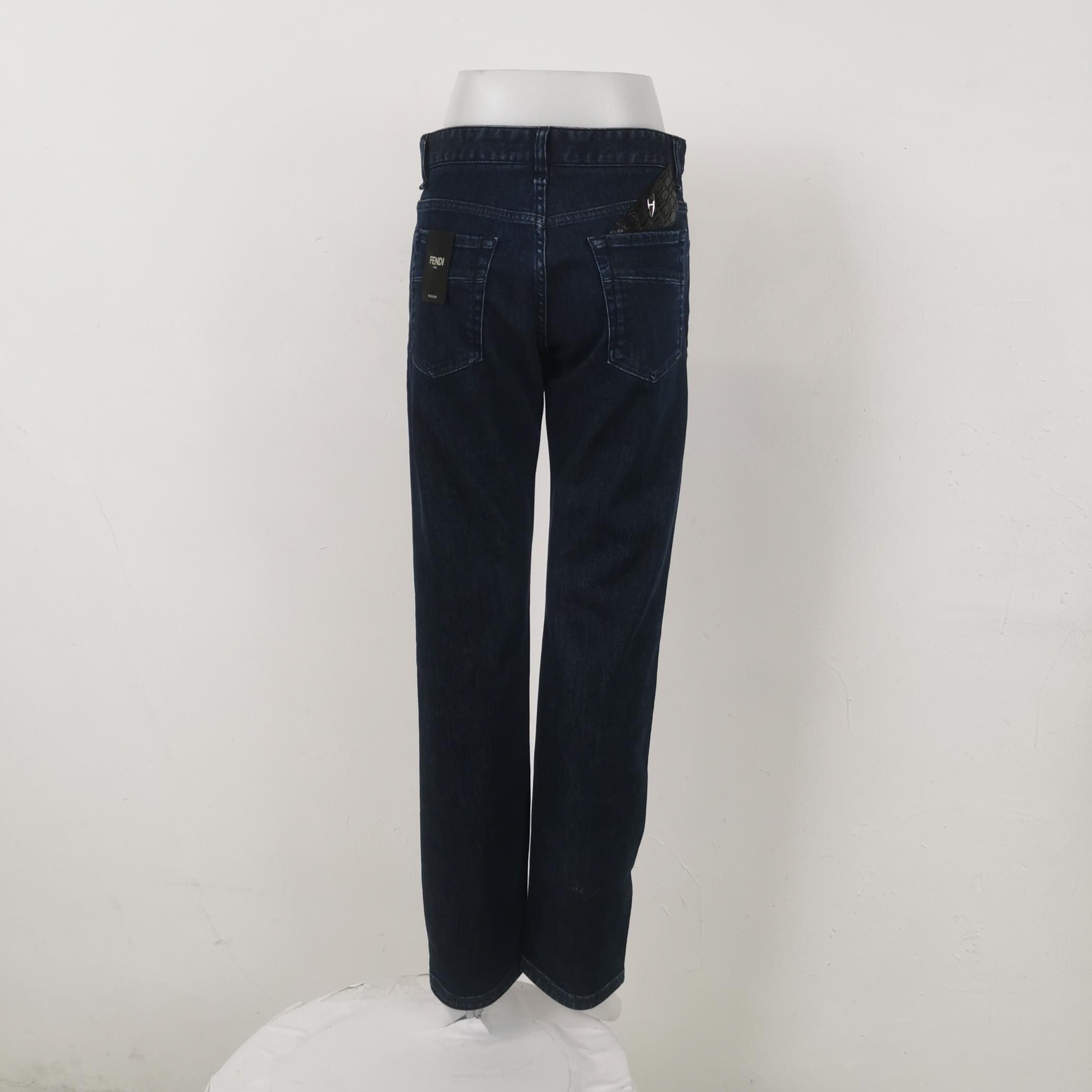 Fendi Fendi Crocodile Detail Denim Jeans Size 30 Size US 30 / EU 46 - 3 Thumbnail