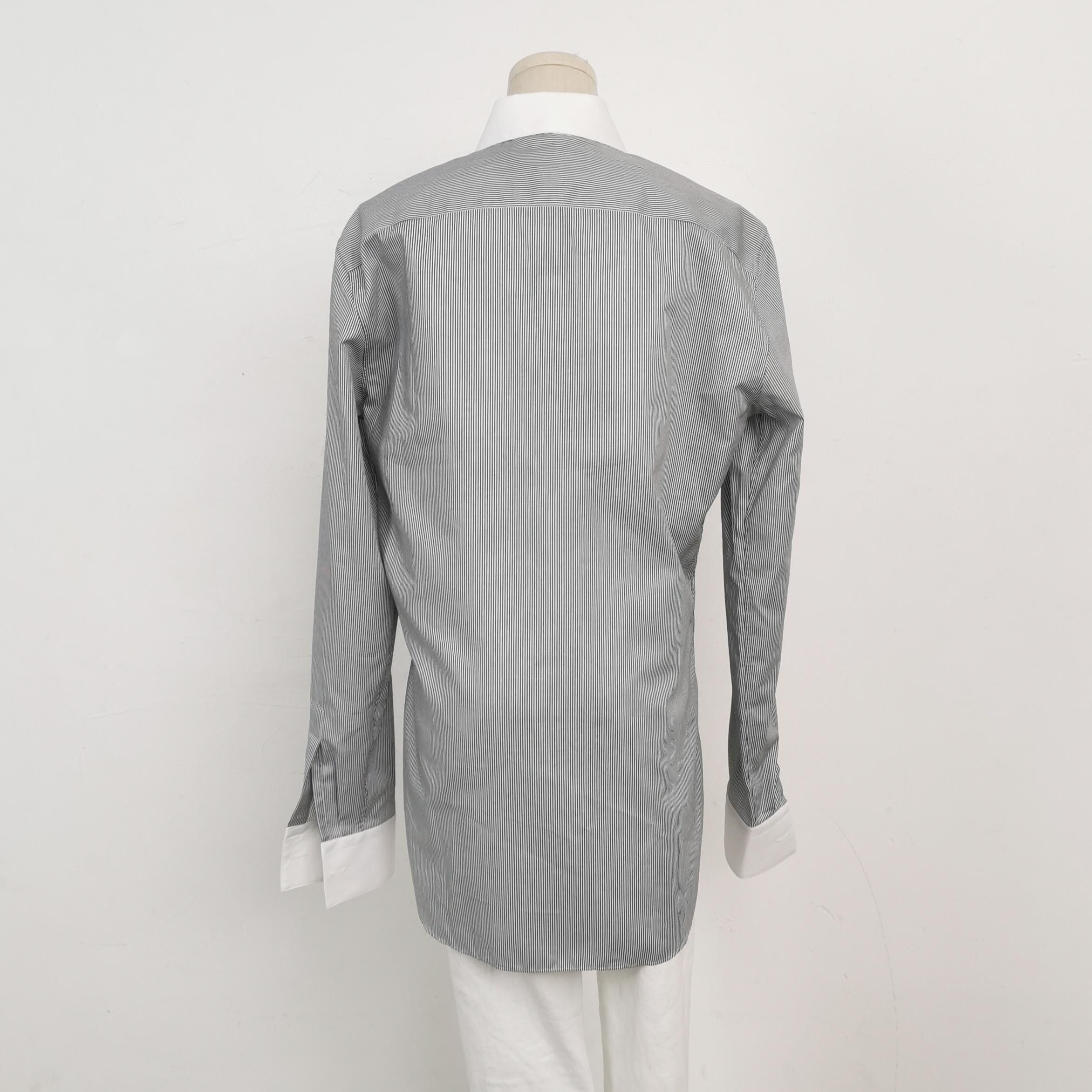 Fendi Fendi Striped Contrast Collar Shirt 37 Size US S / EU 44-46 / 1 - 3 Thumbnail