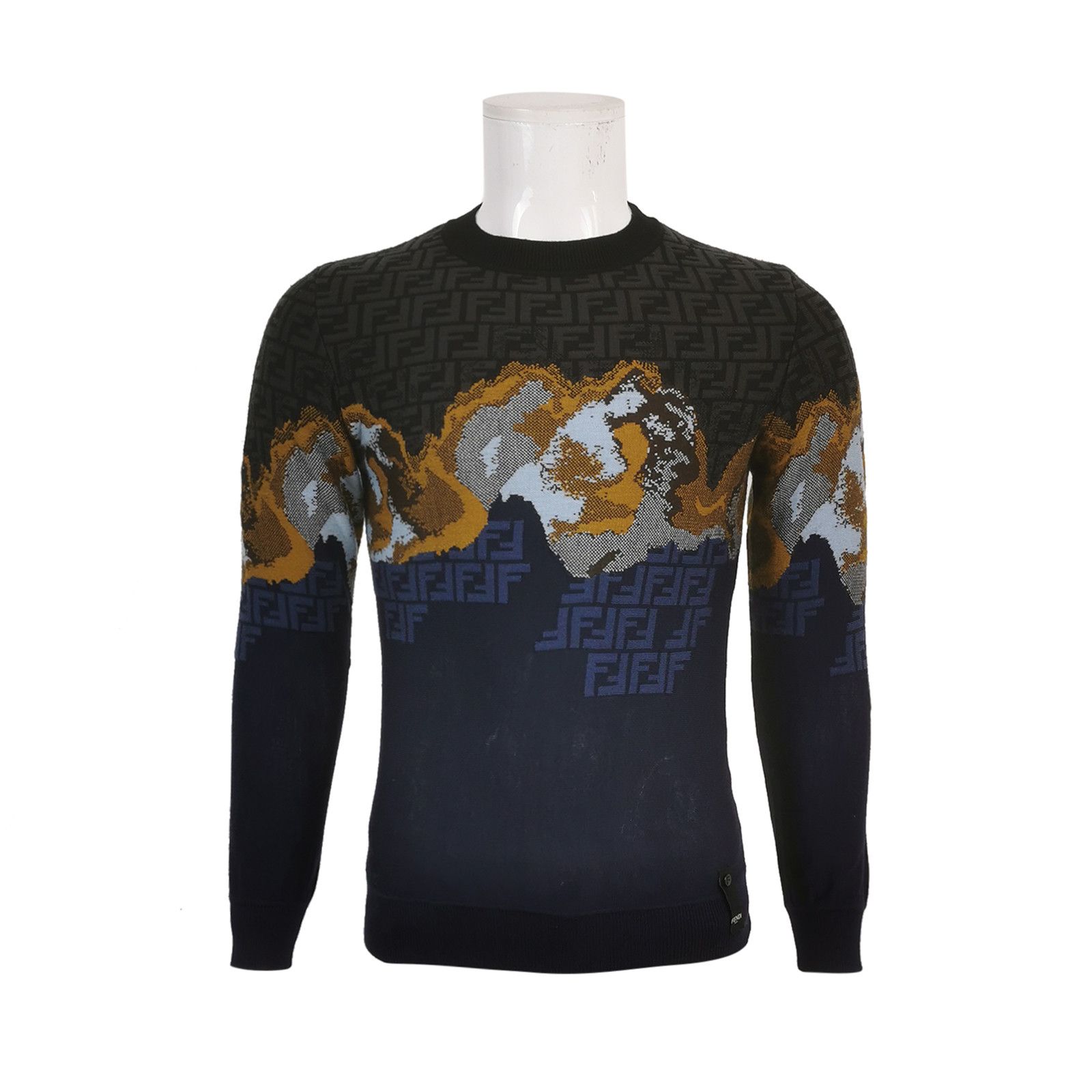 Fendi Fendi Landscape Monogram Knit Sweater IT 44 Size US S / EU 44-46 / 1 - 2 Thumbnail