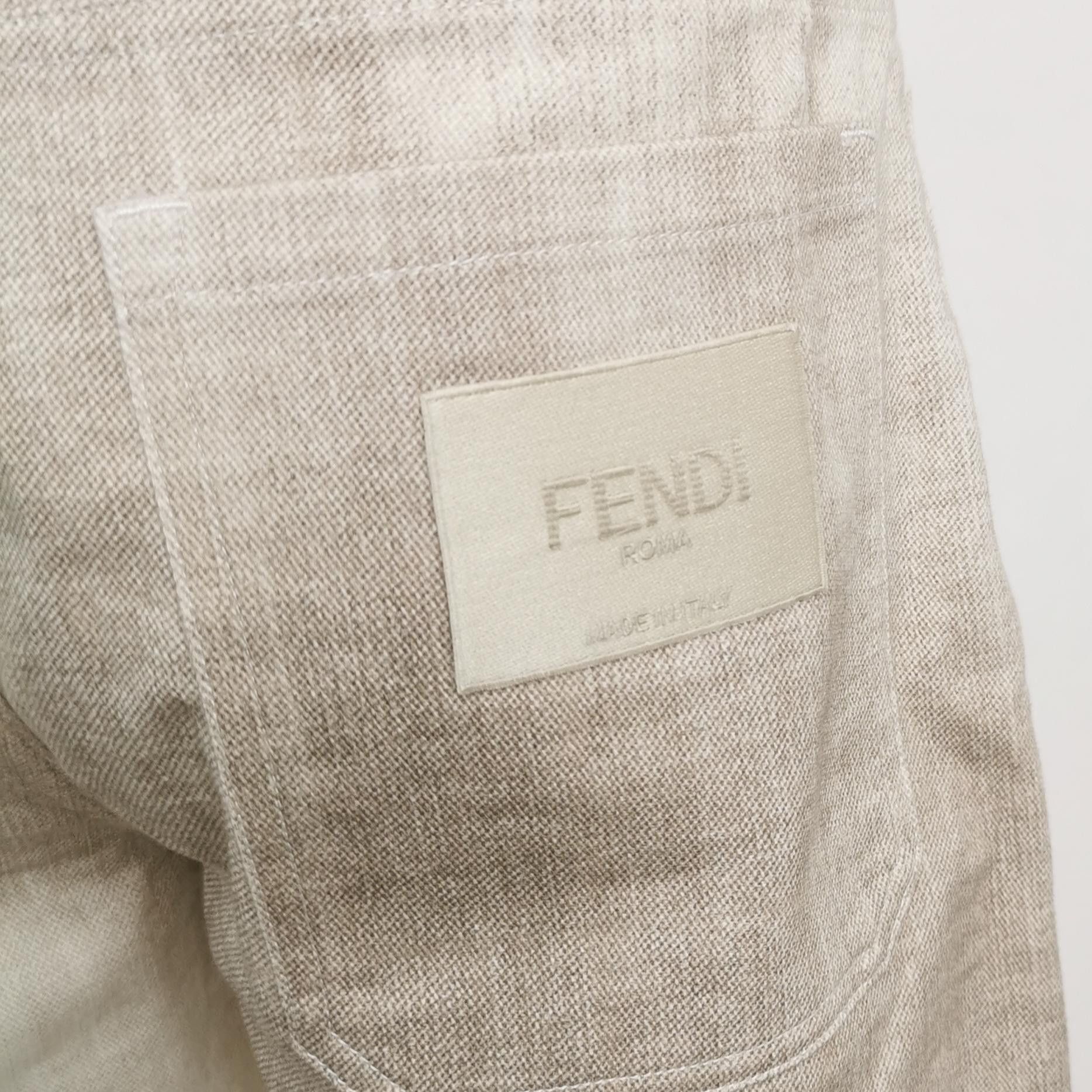 Fendi Fendi Color-Block Distressed Shorts US 30 Size US 30 / EU 46 - 4 Thumbnail