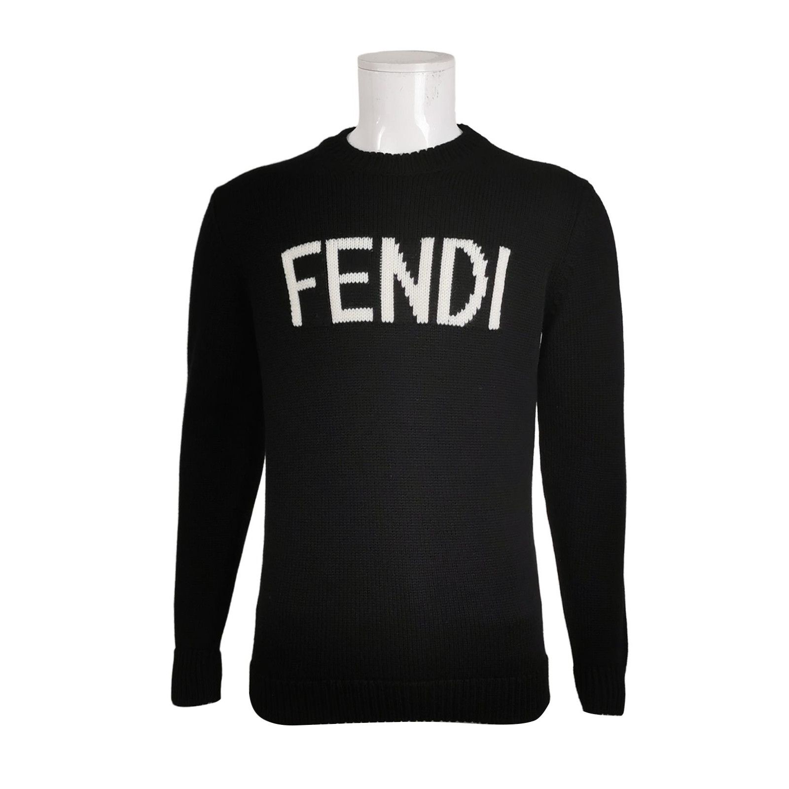 Fendi Fendi Logo Wool Sweater Size IT 52 Size US L / EU 52-54 / 3 - 2 Thumbnail