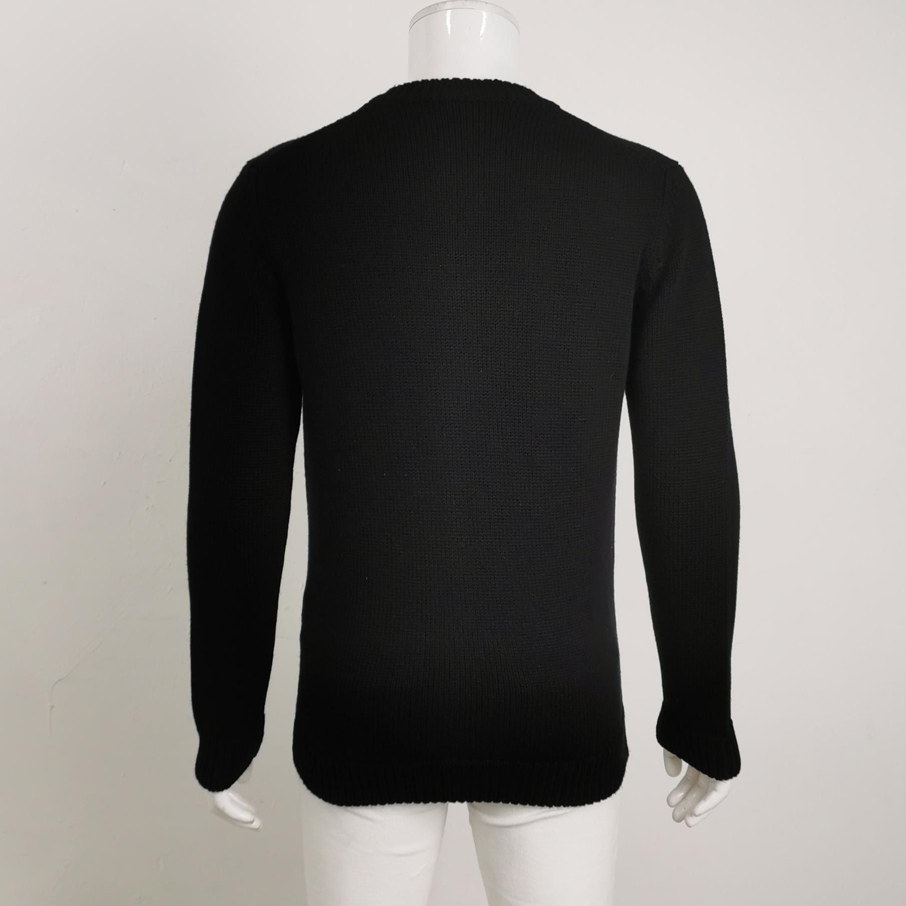 Fendi Fendi Logo Wool Sweater Size IT 52 Size US L / EU 52-54 / 3 - 3 Thumbnail